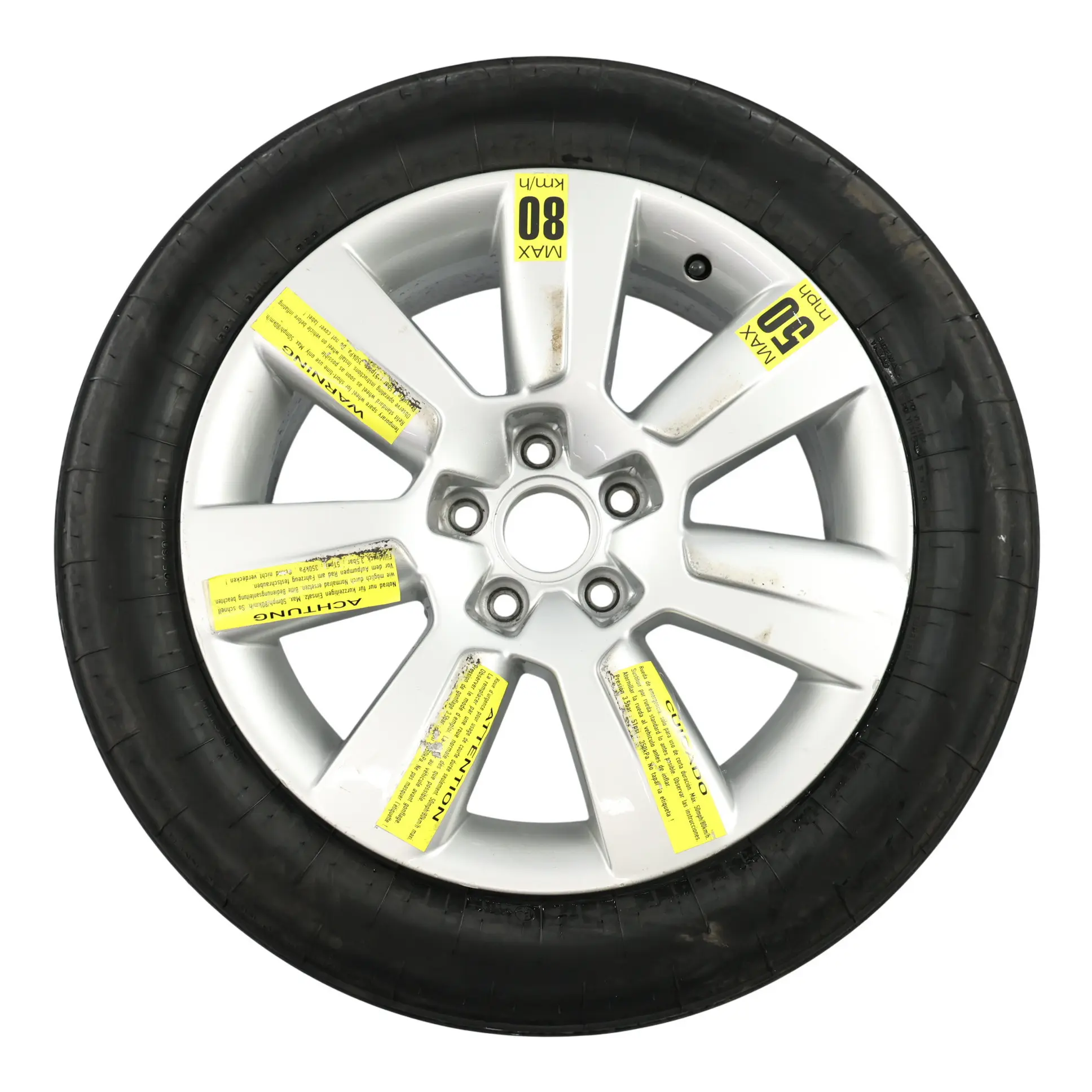 Audi A6 C6 Ersatzrad Kompaktes Leichtmetallrad R17 7J ET:34 4F0601025AS