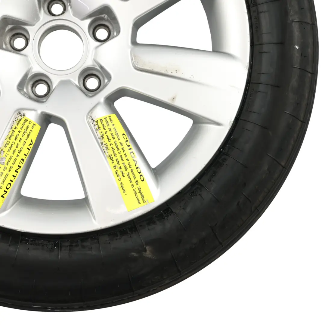 Audi A6 C6 Roue De Secours Jante En Alliage Compact R17 7J ET:34 - SKU 4F0601025AS-1 - Numéro de pièce 4F0601025AS