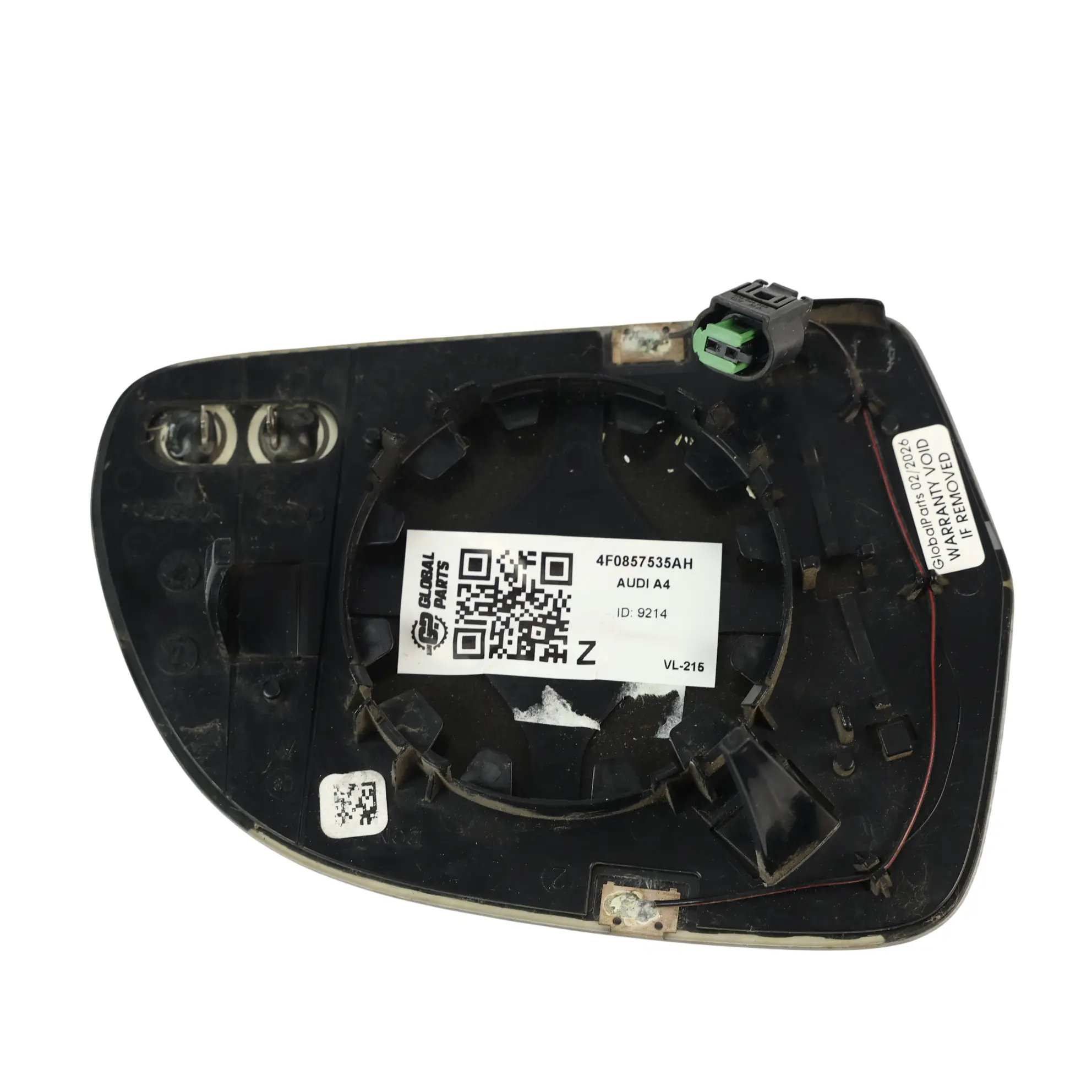 Audi A4 B8 A5 8T Specchietto Vetro Inserto Sinistro Riscaldato 4F0857535AH