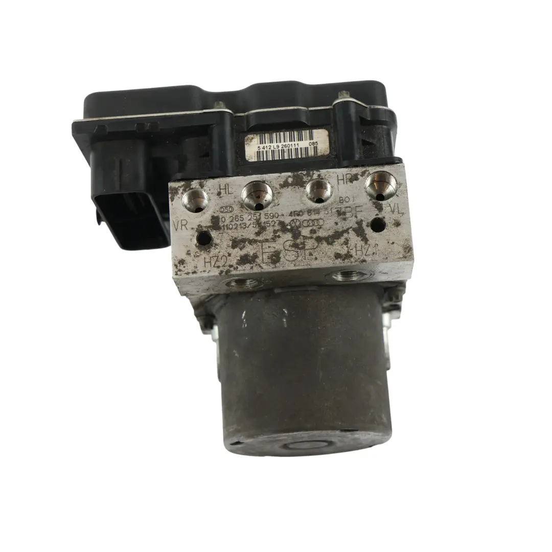 Bomba ABS ESP Bloque Hidráulico Control 4F0614517BF para Audi A6 C6 con número de pieza 4F0910517AK Audi A6 C6 Bomba ABS ESP Bloque Hidráulico Control 4F0614517BF - SKU 4F0910517AK - Número de pieza 4F0910517AK