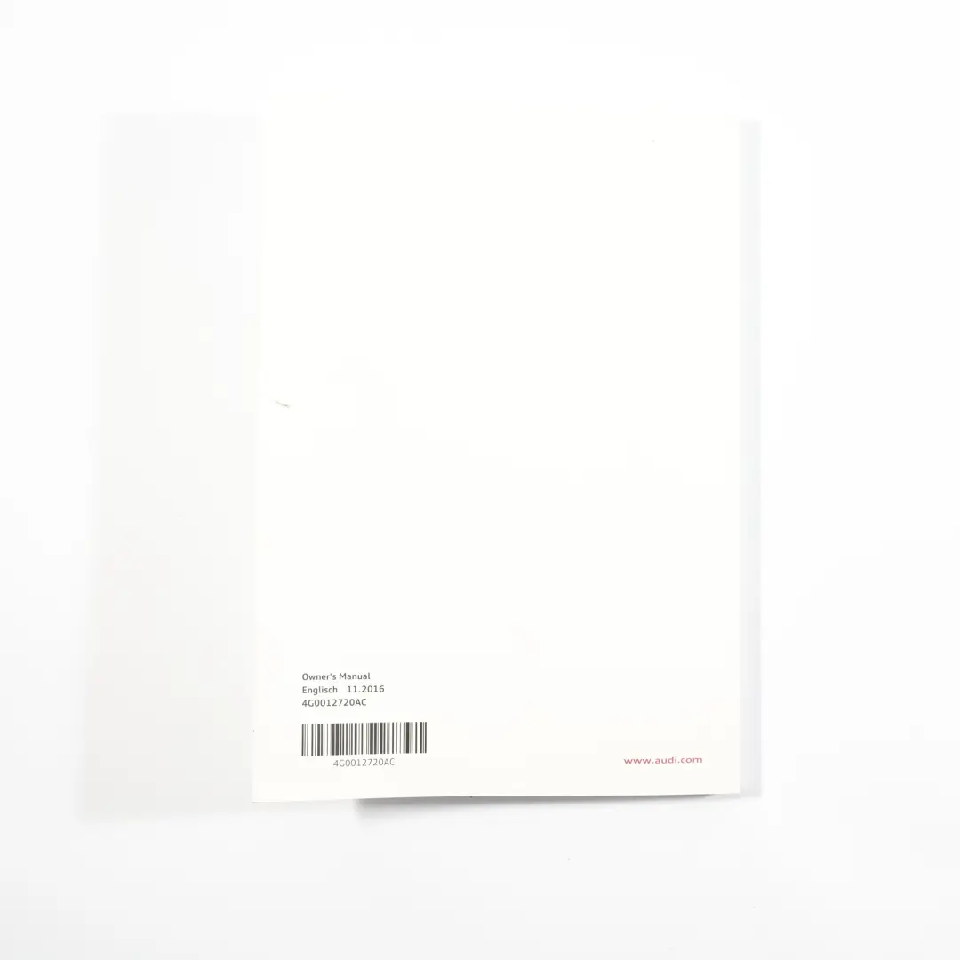 Owner's Handbook Manual Booklet Case to Audi S6 C7 with Part number 4G0012720AC Audi S6 C7 Owner's Handbook Manual Booklet Case - SKU 4G0012720AC - Part number 4G0012720AC