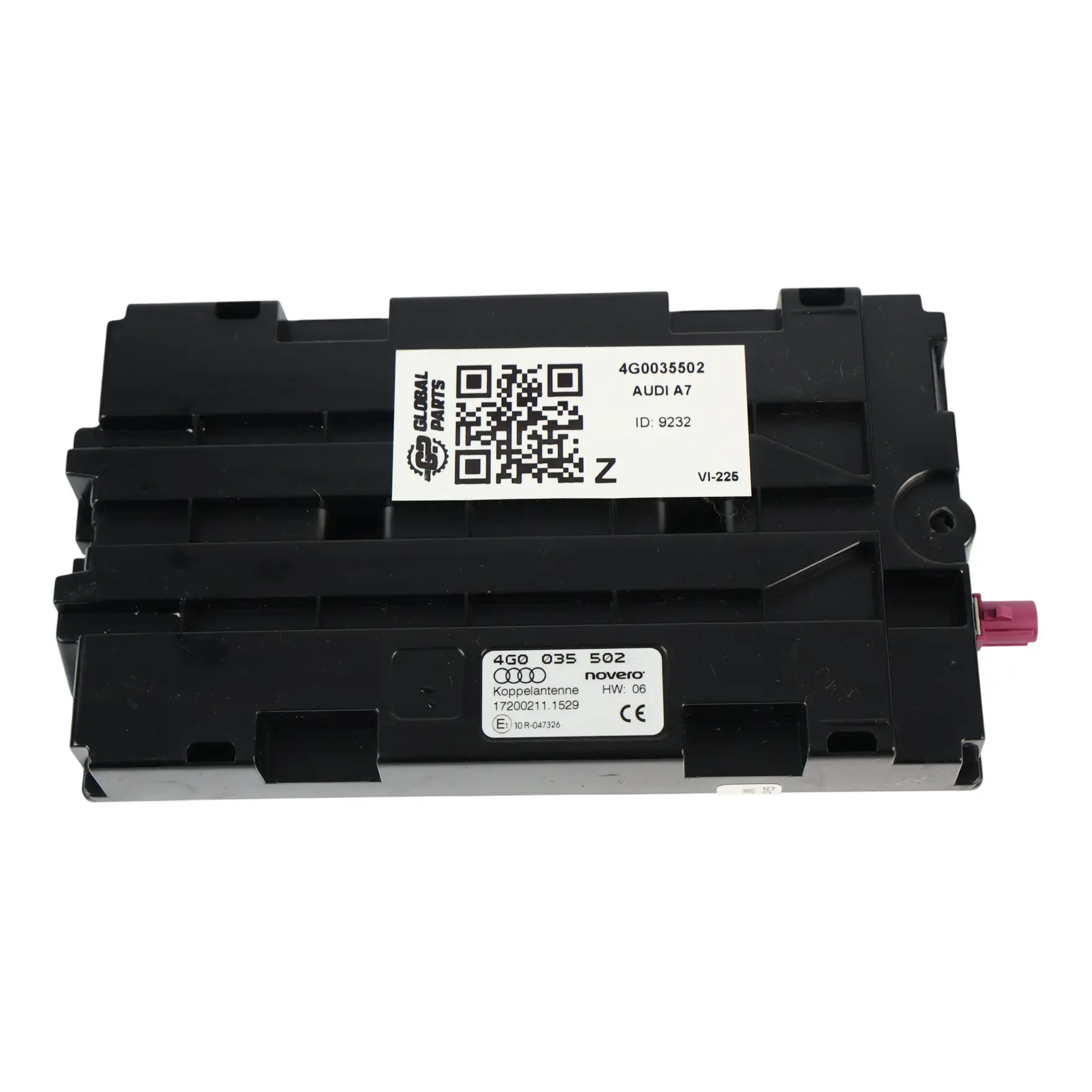 Audi A7 4G8 Amplificador Antena Recepción Acoplamiento Telefónico 4G0035502