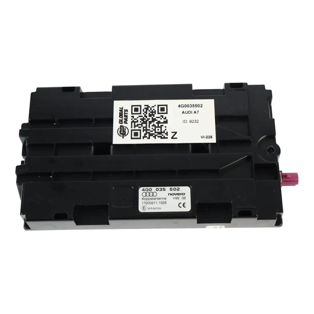 4G8 Telefono Accoppiamento Ricezione Antenna Amplificatore per Audi A7 con numero di parte 4G0035502 Audi A7 4G8 Telefono Accoppiamento Ricezione Antenna Amplificatore - SKU 4G0035502 - Numero di parte 4G0035502