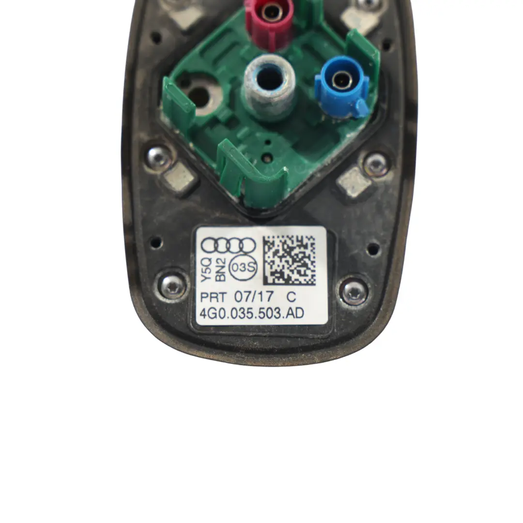 Audi A6 C7 A7 4G Antena Amplificador Aleta Techo Tiburón Sepang Azul Perla - Y5Q - SKU 4G0035503AD-SEB - Número de pieza 4G0035503AD