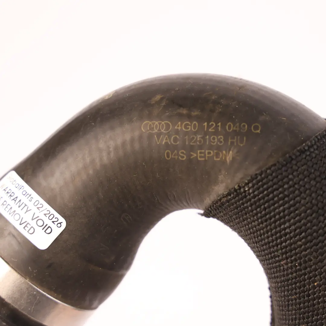 Agua Radiador Tubo De Refrigerante Tubería 3.0 TFSI para Audi A6 C7 A7 4G con número de pieza 4G0121049Q Audi A6 C7 A7 4G Agua Radiador Tubo De Refrigerante Tubería 3.0 TFSI - SKU 4G0121049Q - Número de pieza 4G0121049Q