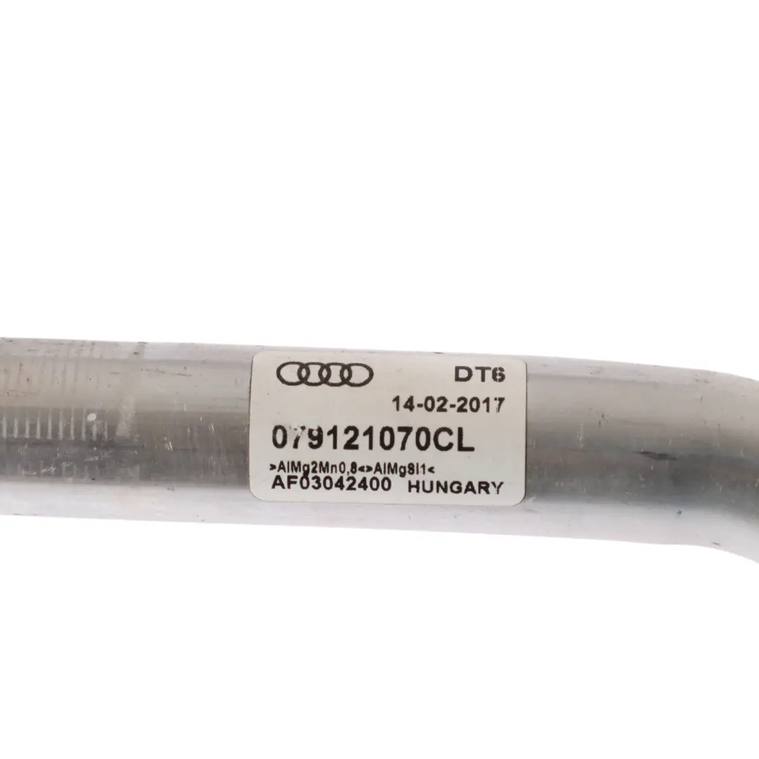 Audi S6 C7 S7 4G Water Radiator Coolant Pipe Hose Lower Right O/S - SKU 4G0121485AF - Part number 4G0121485AF