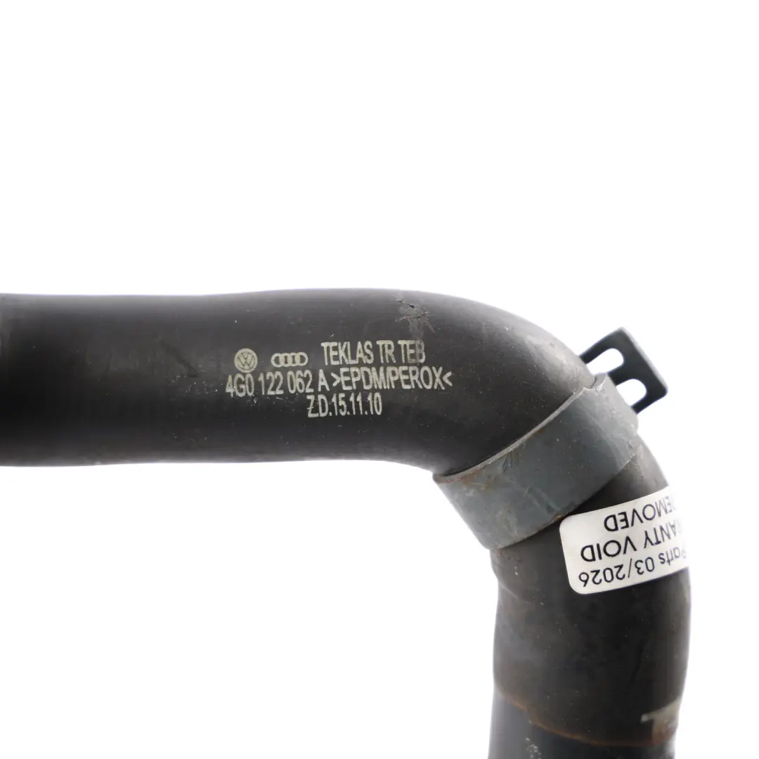 Audi S6 C7 Water Coolant Pipe Hose Line Tube 4.0 TFSI - SKU 4G0122062A - Part number 4G0122062A