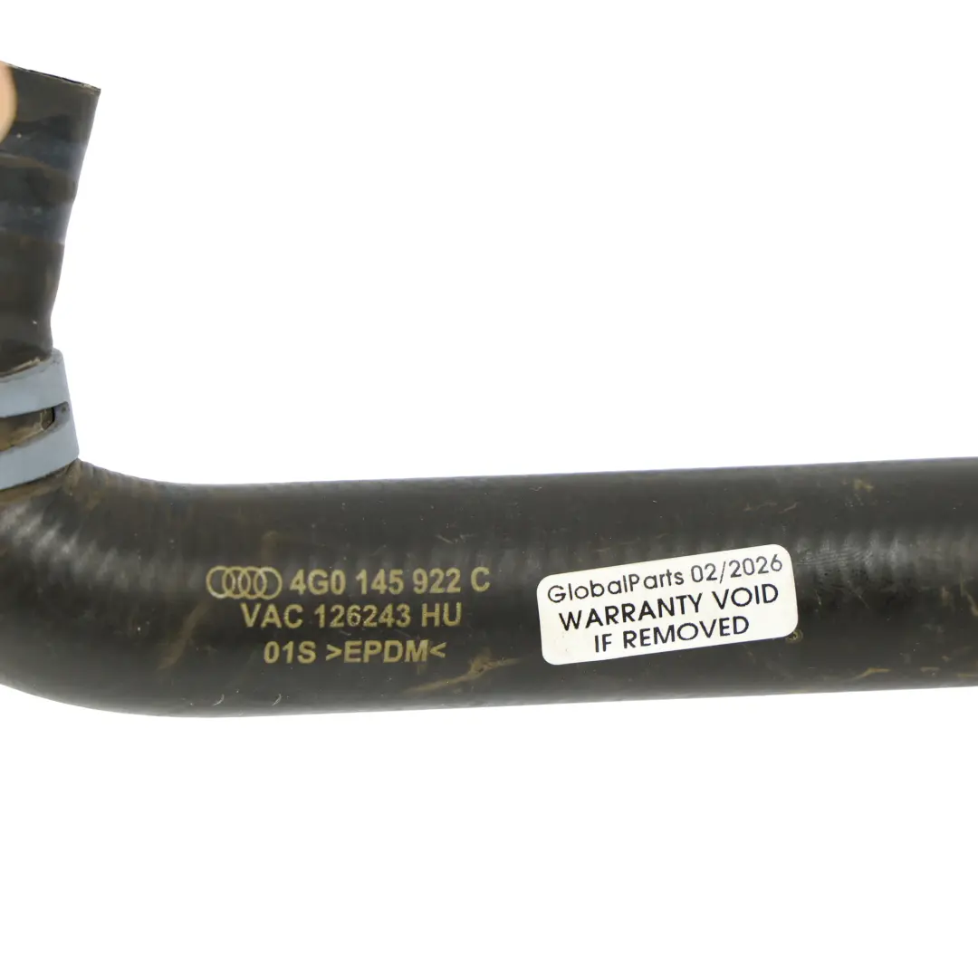 Acqua Refrigerante Tubo Flessibile Linea per Audi A6 C7 3.0 TFSI con numero di parte 4G0145922C Audi A6 C7 3.0 TFSI Acqua Refrigerante Tubo Flessibile Linea - SKU 4G0145922C - Numero di parte 4G0145922C