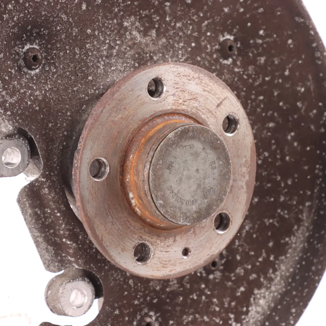 Axle Wheel Hub Bearing Carrier Right O/S to Audi A6 C7 A7 4G Rear with Part number 4G0505432E Audi A6 C7 A7 4G Rear Axle Wheel Hub Bearing Carrier Right O/S - SKU 4G0505432E - Part number 4G0505432E