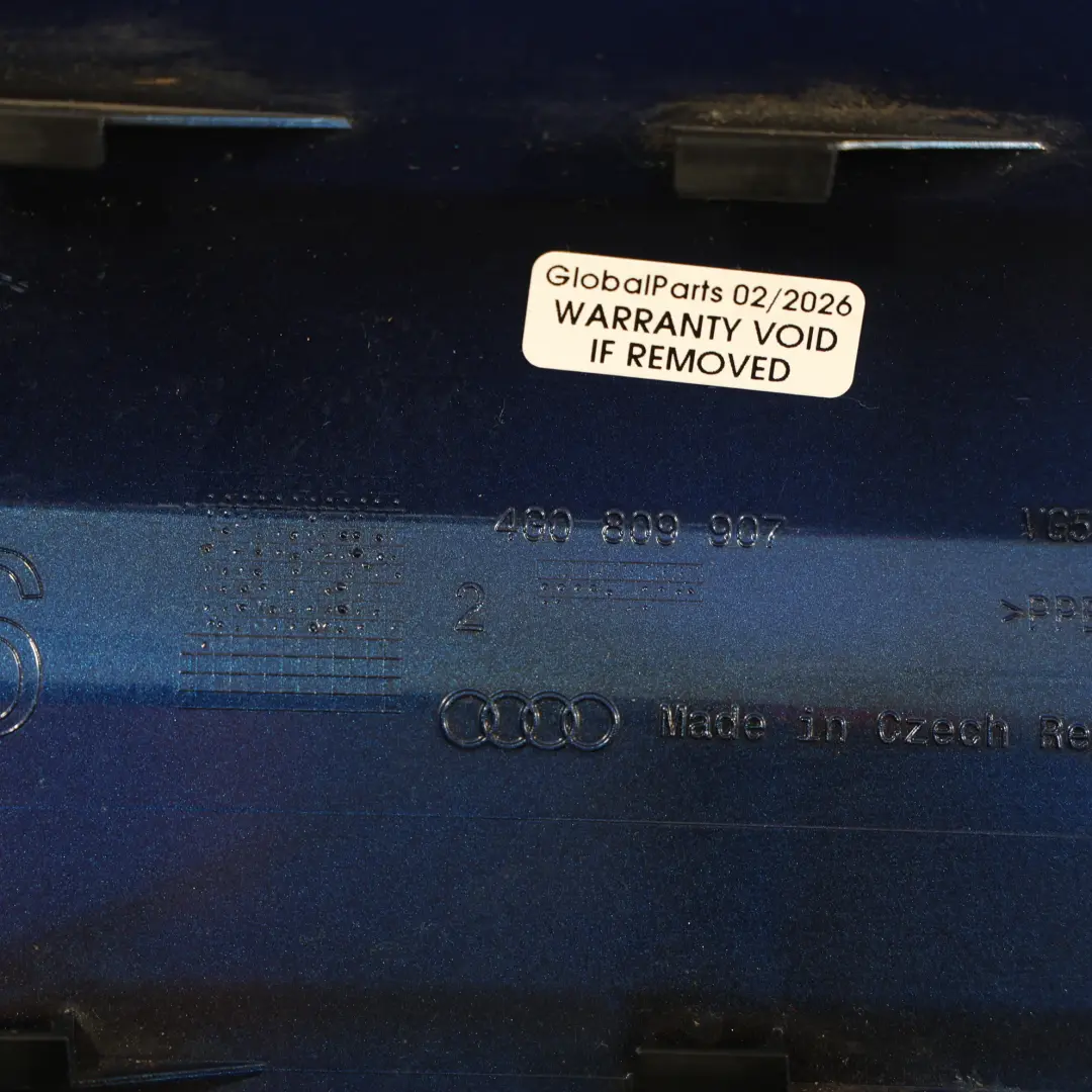 Audi A6 C7 S6 C7 Kraftstoff Einfüllstutzen Klappen Abdeckung Blue Y5Q - SKU 4G0809907-SEB - Teilenummer 4G0809907