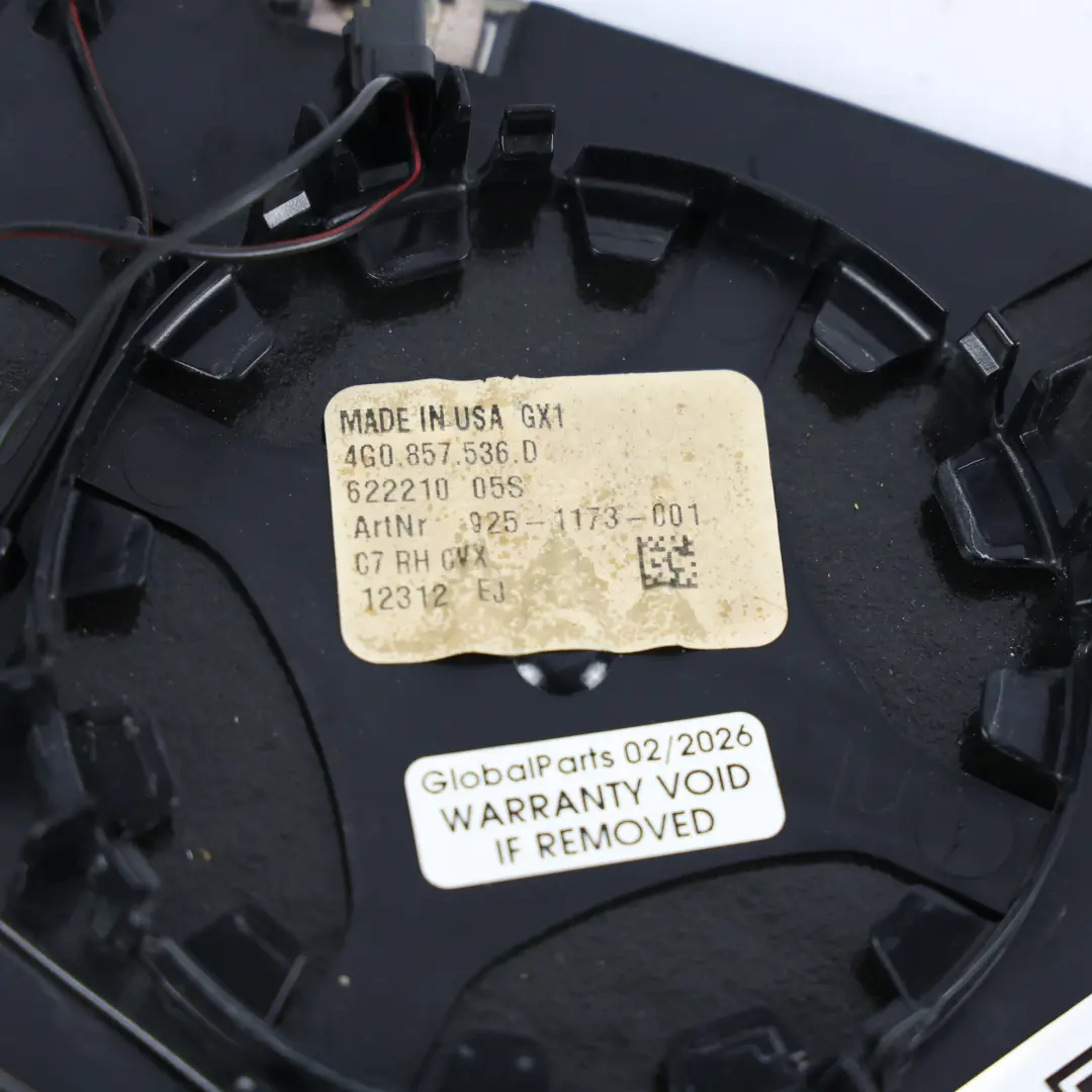 Audi A6 C7 Rétroviseur Extérieur Droit - SKU 4G0857536B - Numéro de pièce 4G0857536B