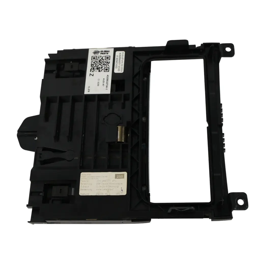 Audi A6 C7 A7 4G8 Mittelkonsole Aschenbecher Hinten Stauraumabdeckung - SKU 4G0863273A-1 - Teilenummer 4G0863273A