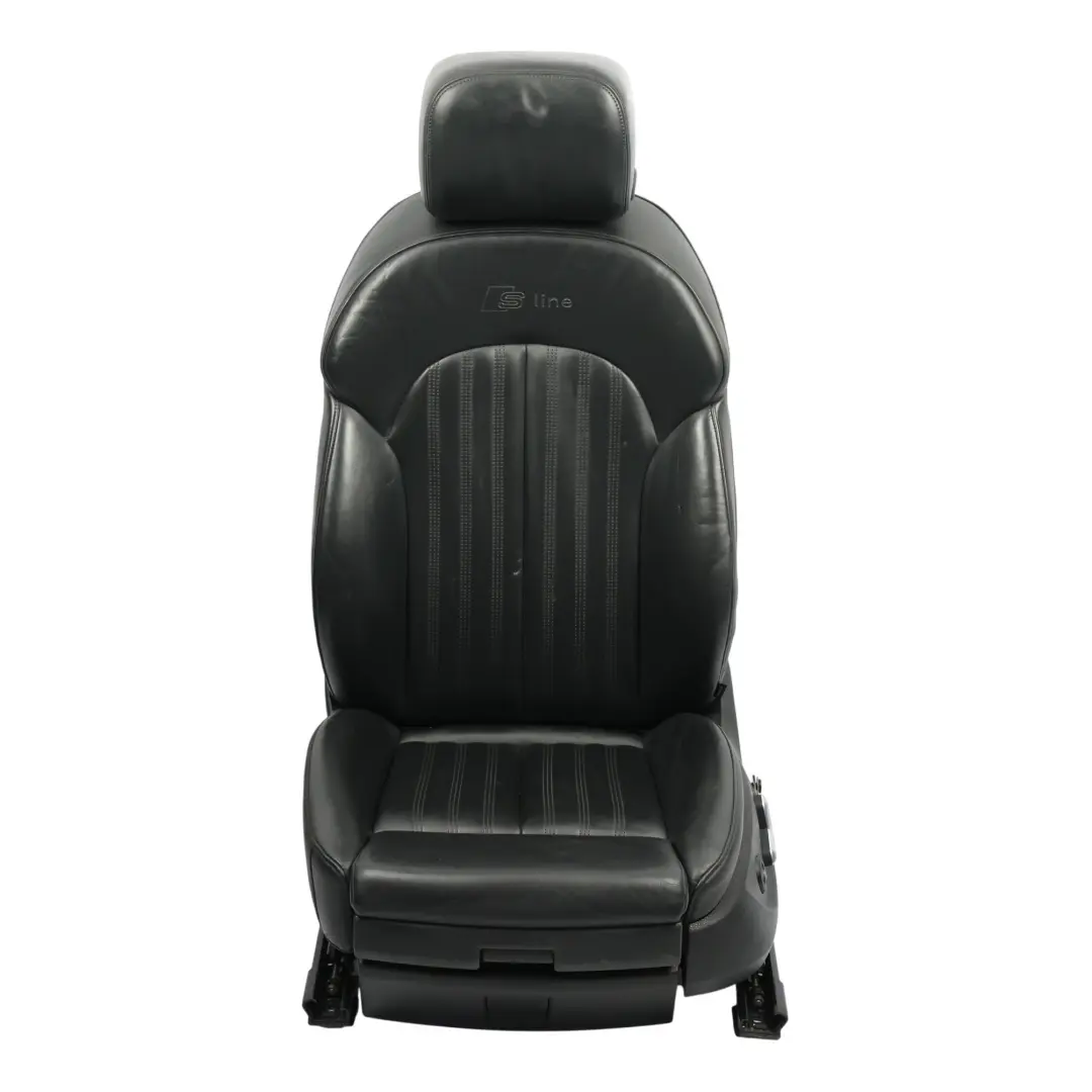 Audi A6 C7 Sedile Anteriore Sportivo Sinistro S-Line Riscaldato Pelle Soul Nero - SKU 4G0881805BD-1 - Numero di parte 4G0881805BD