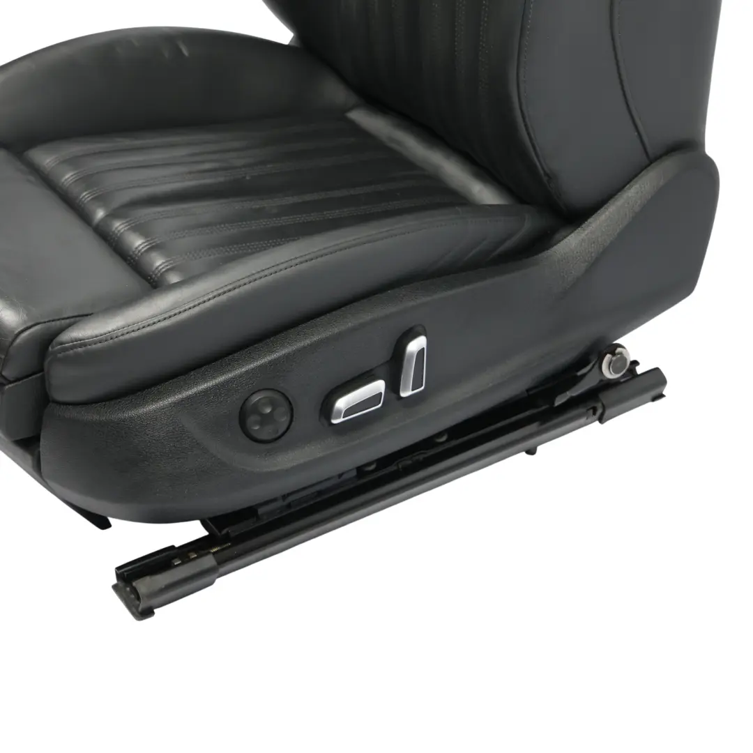 Audi A6 C7 Siège Sport Avant Gauche S-Line Chauffant Intérieur Cuir Soul Noir - SKU 4G0881805BD-1 - Numéro de pièce 4G0881805BD