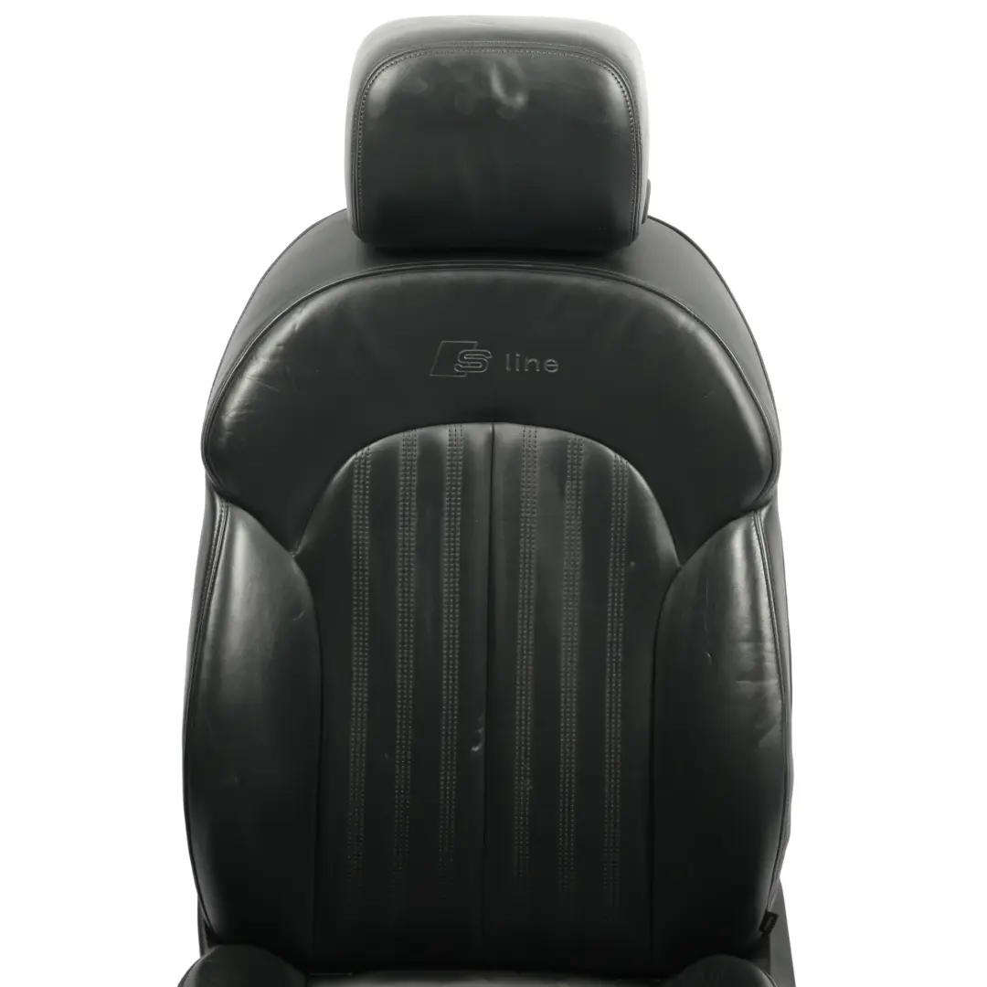 Audi A6 C7 Vorne Sport Sitz Links S-Line Beheizt Innenraum Leder Seele Schwarz - SKU 4G0881805BD-1 - Teilenummer 4G0881805BD
