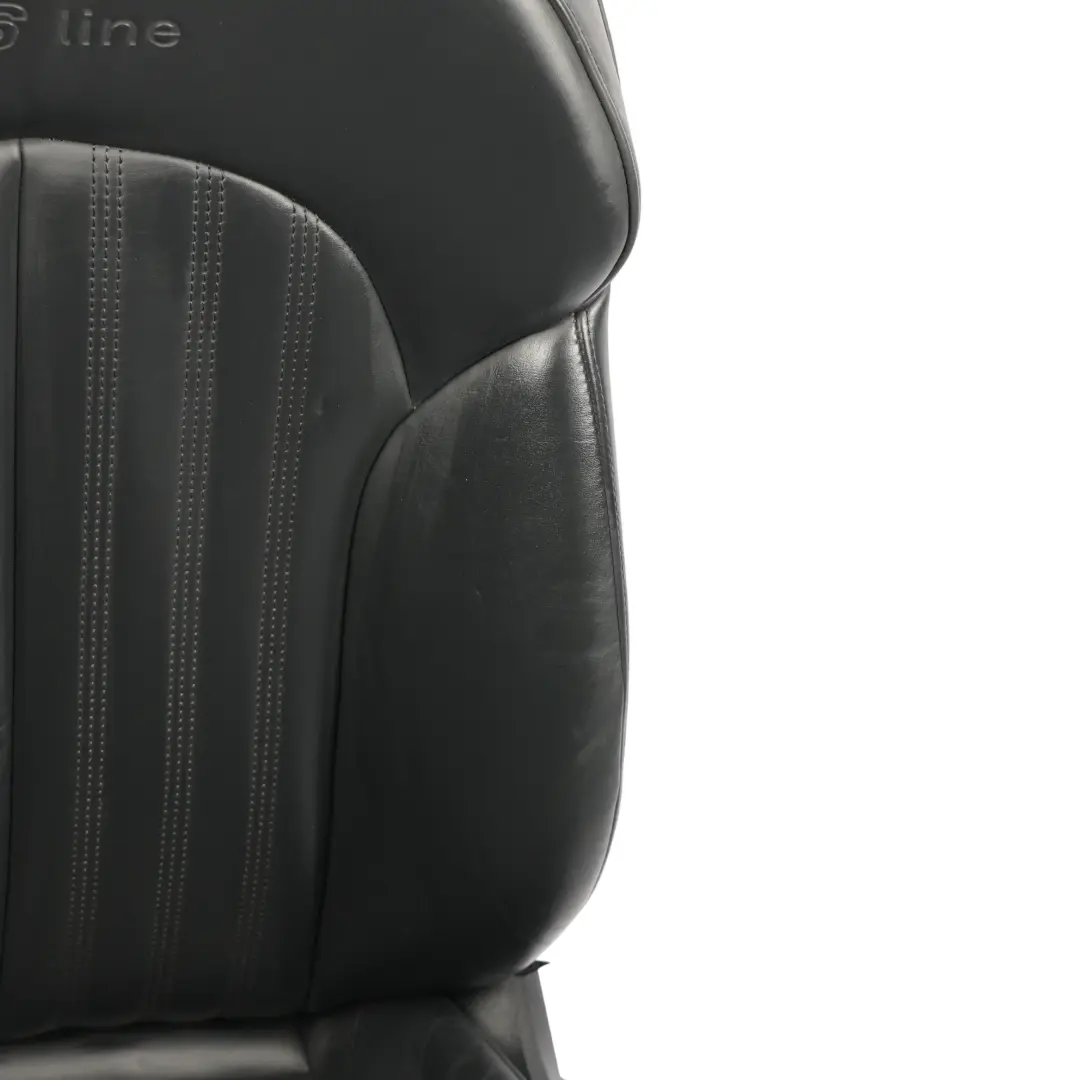 Front Sport Seat Left N/S S-Line Heated Interior Leather Soul Black to Audi A6 C7 with Part number 4G0881805BD Audi A6 C7 Front Sport Seat Left N/S S-Line Heated Interior Leather Soul Black - SKU 4G0881805BD-1 - Part number 4G0881805BD