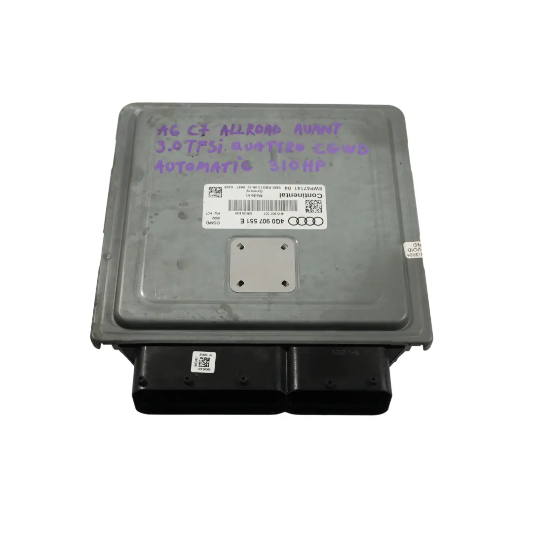 310HP Engine Control ECU Kit Automatic to Audi A6 C7 3.0 TFSI Quattro with Part number 4G0907551E Audi A6 C7 3.0 TFSI Quattro 310HP Engine Control ECU Kit Automatic - SKU 4G0907551E-1 - Part number 4G0907551E