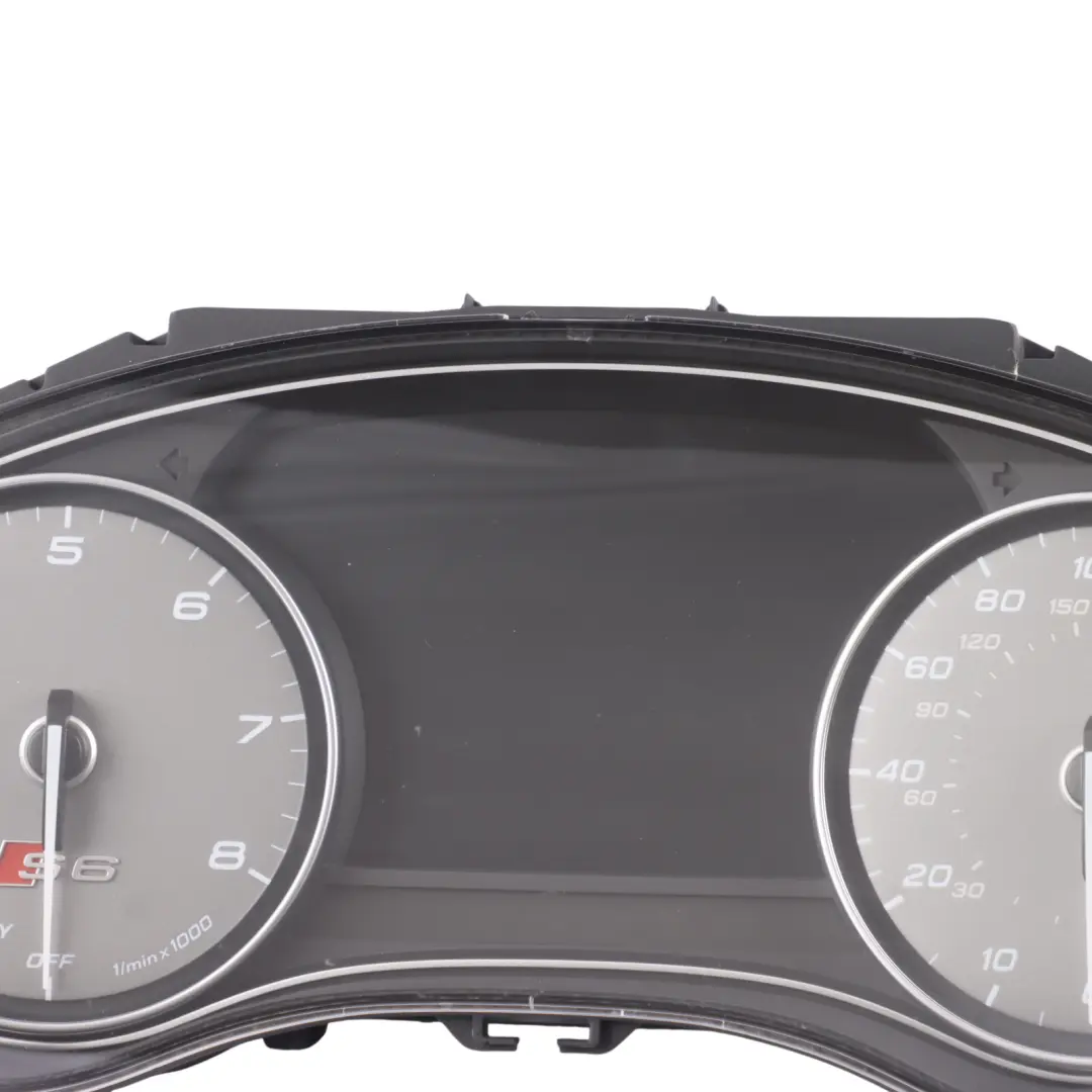Audi S6 C7 Instrument Cluster Speedometer Clocks Petrol Automatic - SKU RHD-4G0920982P - Part number 4G0920982P