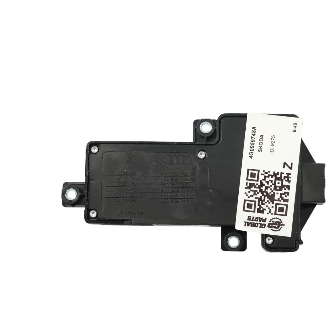 Mk3 3V Interruttore Regolazione Sedili Anteriori Destra per Skoda Superb con numero di parte 4G0959748A Skoda Superb Mk3 3V Interruttore Regolazione Sedili Anteriori Destra - SKU 4G0959748A - Numero di parte 4G0959748A