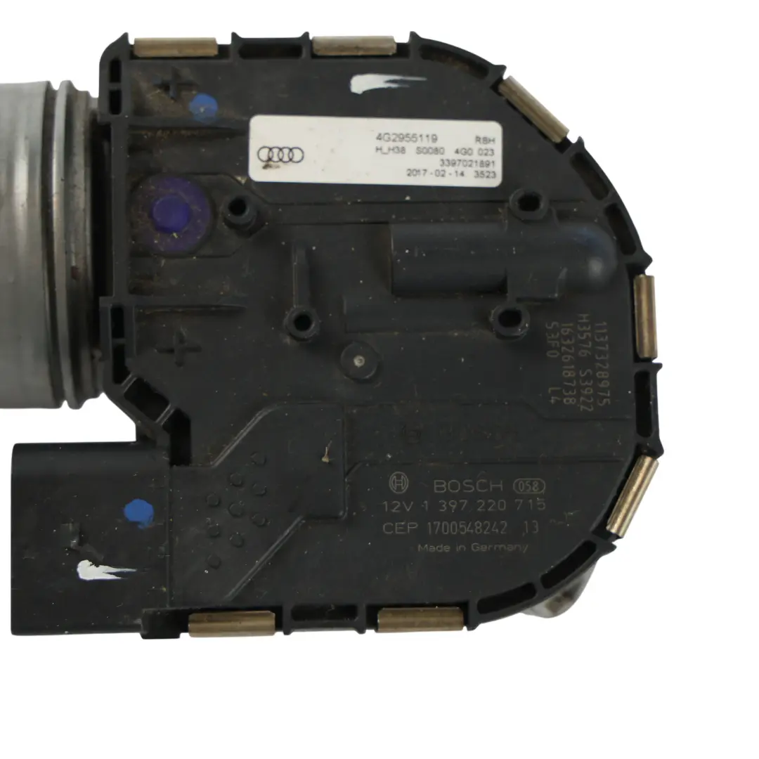 Audi A6 C7 A7 4G Front Scheibe Windschutz Wischer Motor Einheit - SKU 4G2955023C-1 - Teilenummer 4G2955023C