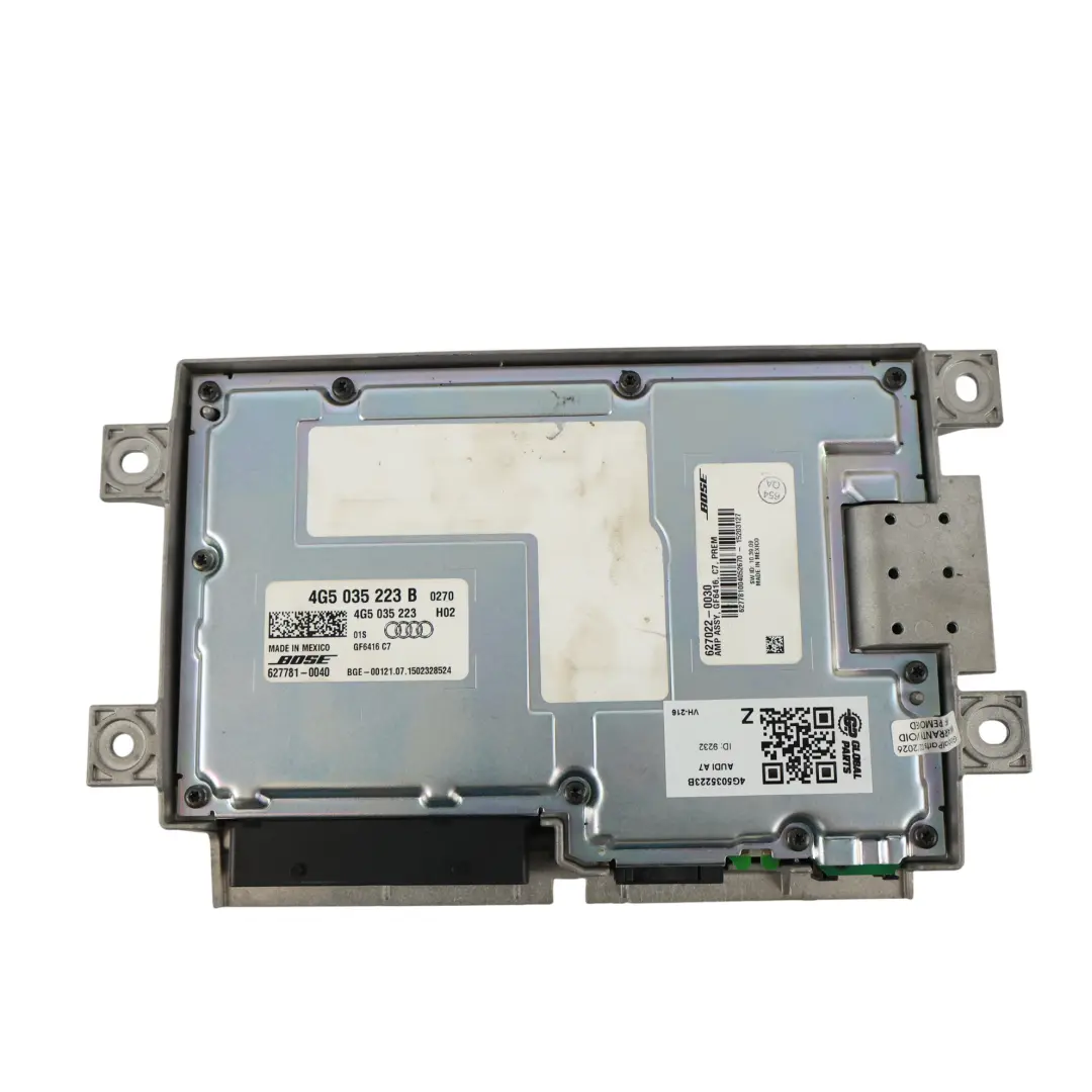 Audi A7 4G Bose Sound System Amplificador Unidad De Control Modul - SKU 4G5035223B - Número de pieza 4G5035223B