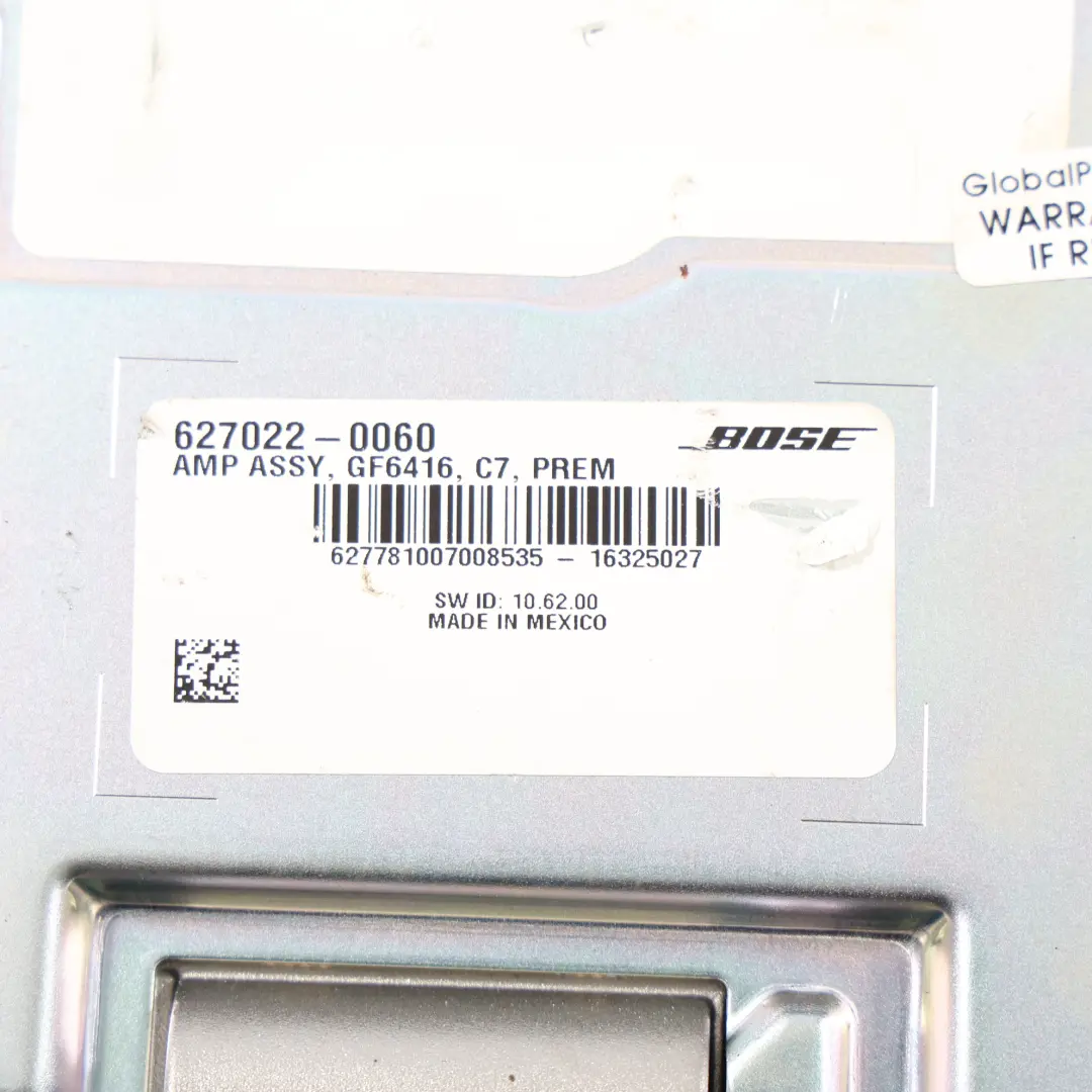 Bose Sound System Amplifier to Audi A7 4G with Part number 4G5035223E Audi A7 4G Bose Sound System Amplifier - SKU 4G5035223E - Part number 4G5035223E