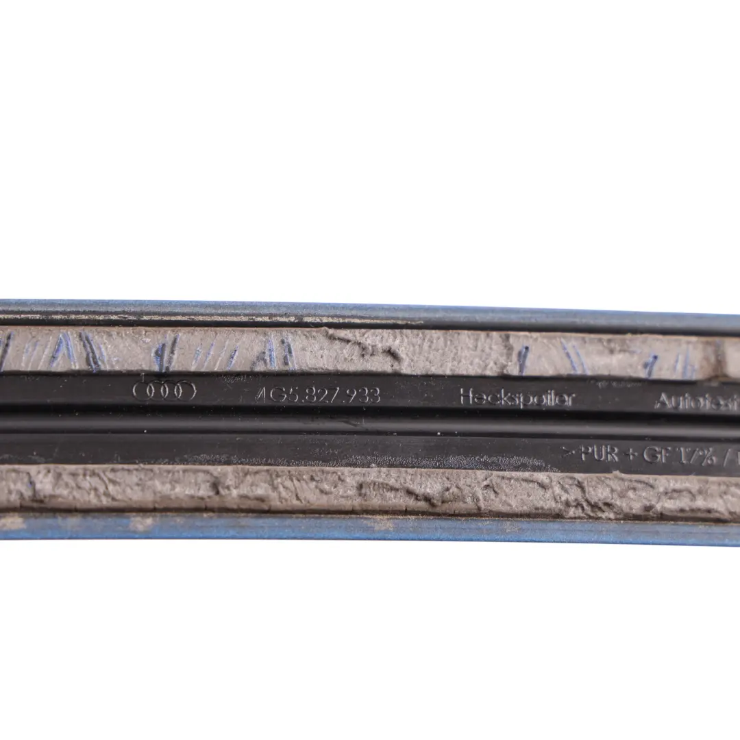 Boot Trunk Lid Spoiler Sepang Blue Pearl Y5Q to Audi A6 S6 C7 Tailgate with Part number 4G5827933 Audi A6 S6 C7 Tailgate Boot Trunk Lid Spoiler Sepang Blue Pearl Y5Q - SKU 4G5827933-SEB - Part number 4G5827933