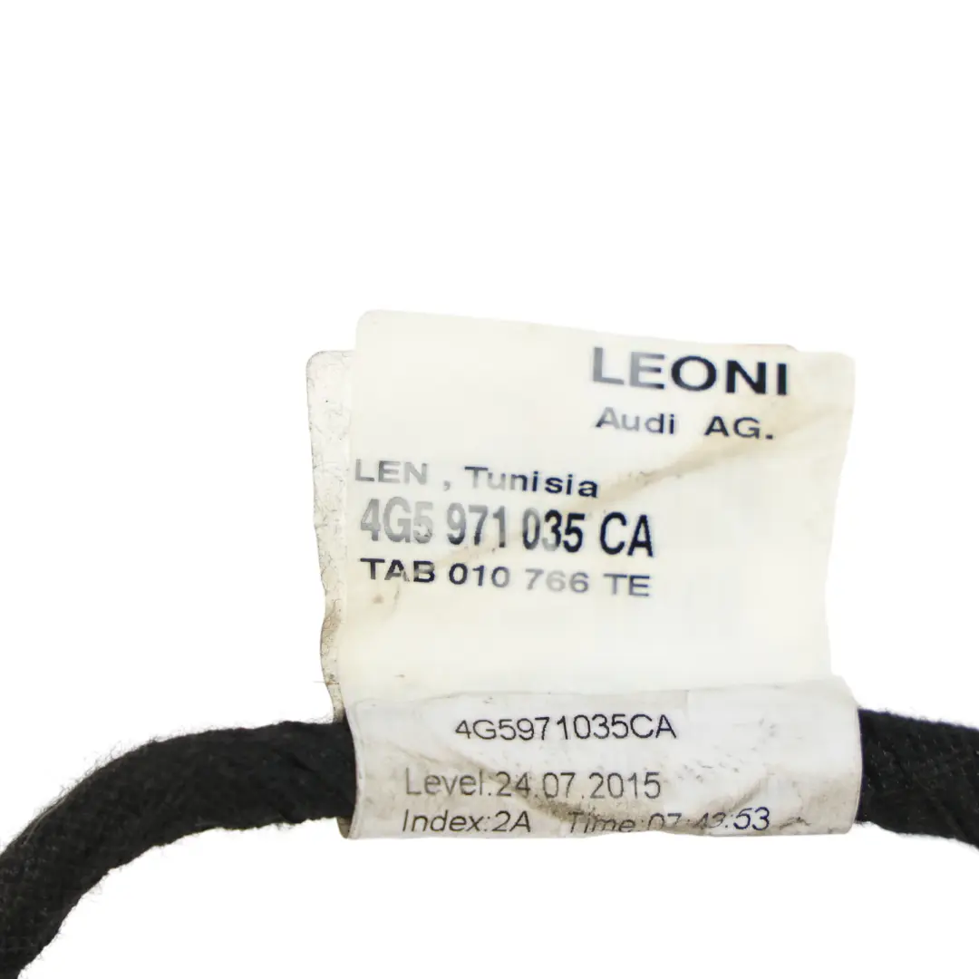 Door Wire Wiring Harness Loom Cable Front Driver Side to Audi S6 C7 with Part number 4G5971035CA Audi S6 C7 Door Wire Wiring Harness Loom Cable Front Driver Side - SKU 4G5971035CA - Part number 4G5971035CA