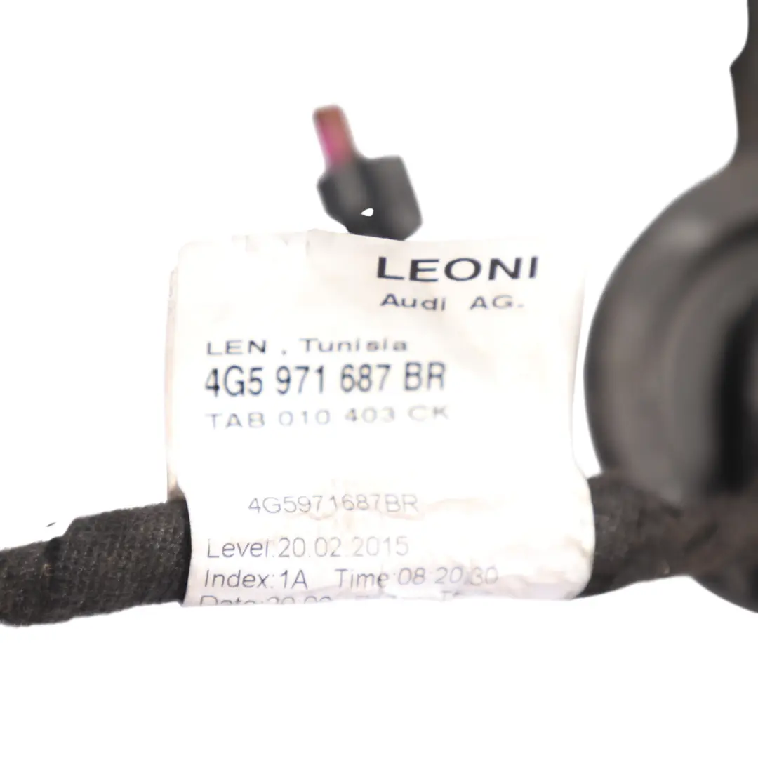 Door Harness Wiring Loom Cable Left Right N/O/S to Audi A6 C7 4G Rear with Part number 4G5971687BR Audi A6 C7 4G Rear Door Harness Wiring Loom Cable Left Right N/O/S - SKU 4G5971687BR - Part number 4G5971687BR