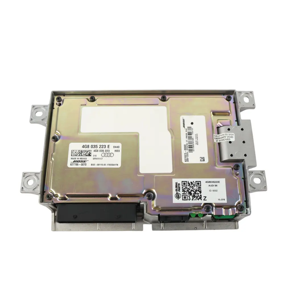 Module De Commande D'Amplificateur Du Système Bose pour Audi A6 C7 A7 4G à propos du numéro de pièce 4G8035223E Audi A6 C7 A7 4G Module De Commande D'Amplificateur Du Système Bose - SKU 4G8035223E - Numéro de pièce 4G8035223E