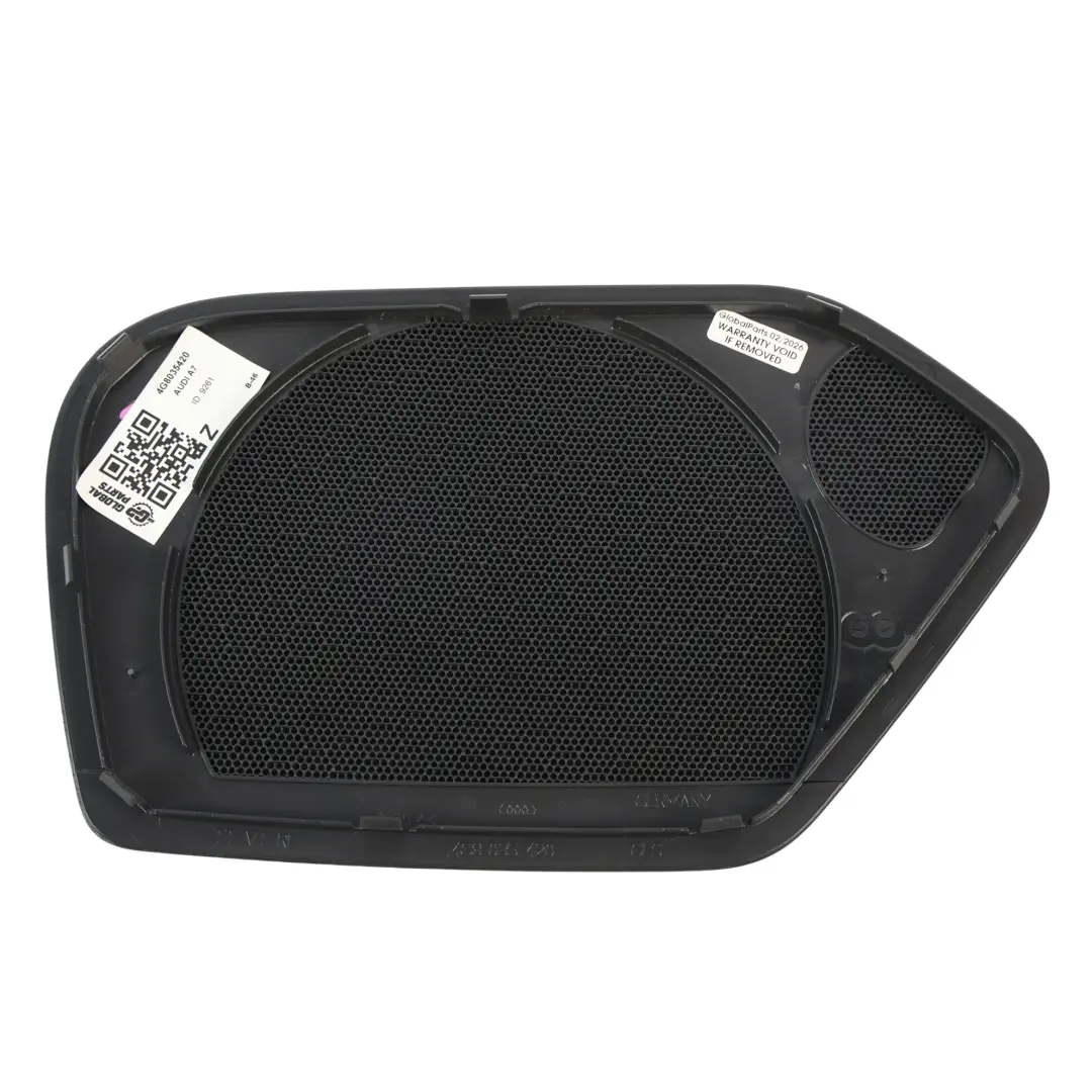 4G8 RS7 Osłona Głośnika Czarna Przednia Prawa do Audi A7 o numerze 4G8035420 Audi A7 4G8 RS7 Osłona Głośnika Czarna Przednia Prawa - SKU 4G8035420 - Numer Części 4G8035420