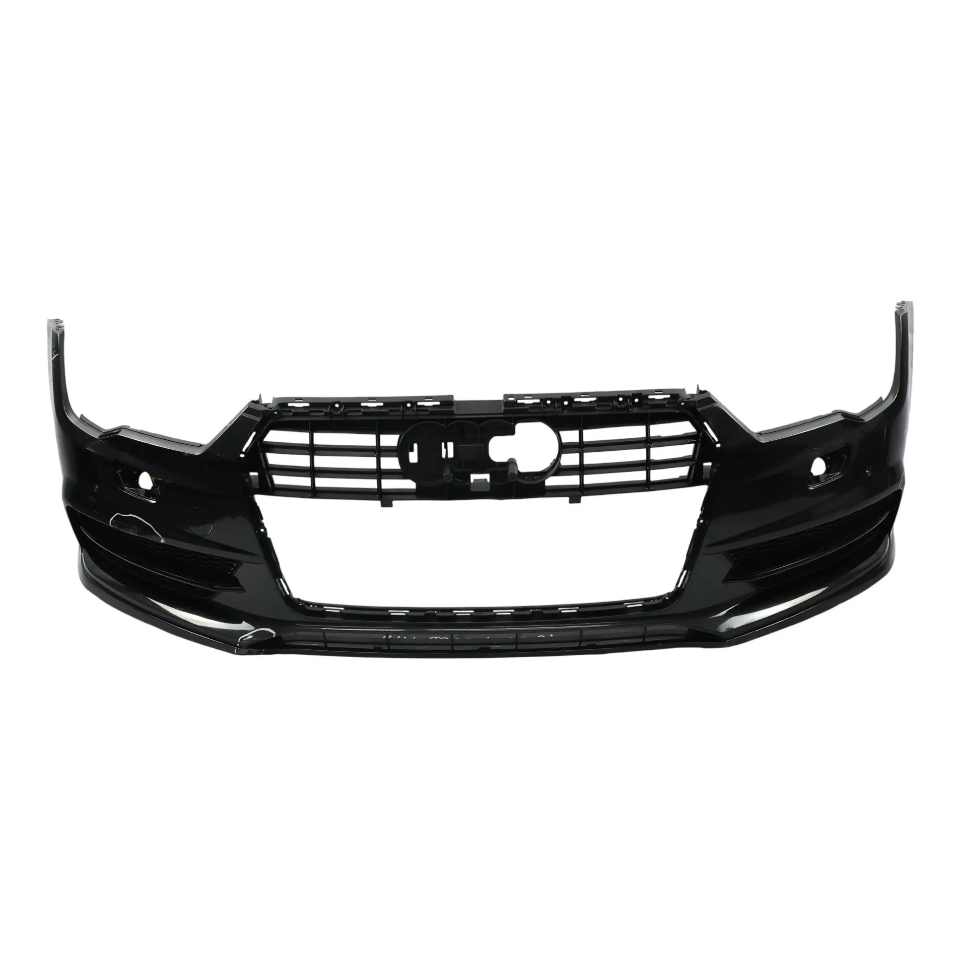 Audi A7 4G Front Bumper Trim Panel Cover PDC Mythical Black Metallic - Y9T