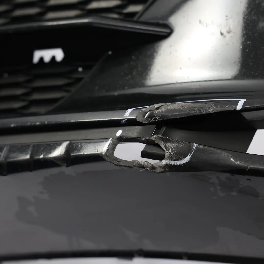 Audi A7 4G Front Bumper Trim Panel Cover PDC Mythical Black Metallic - Y9T - SKU 4G8807065BD-MYB - Part number 4G8807065BD