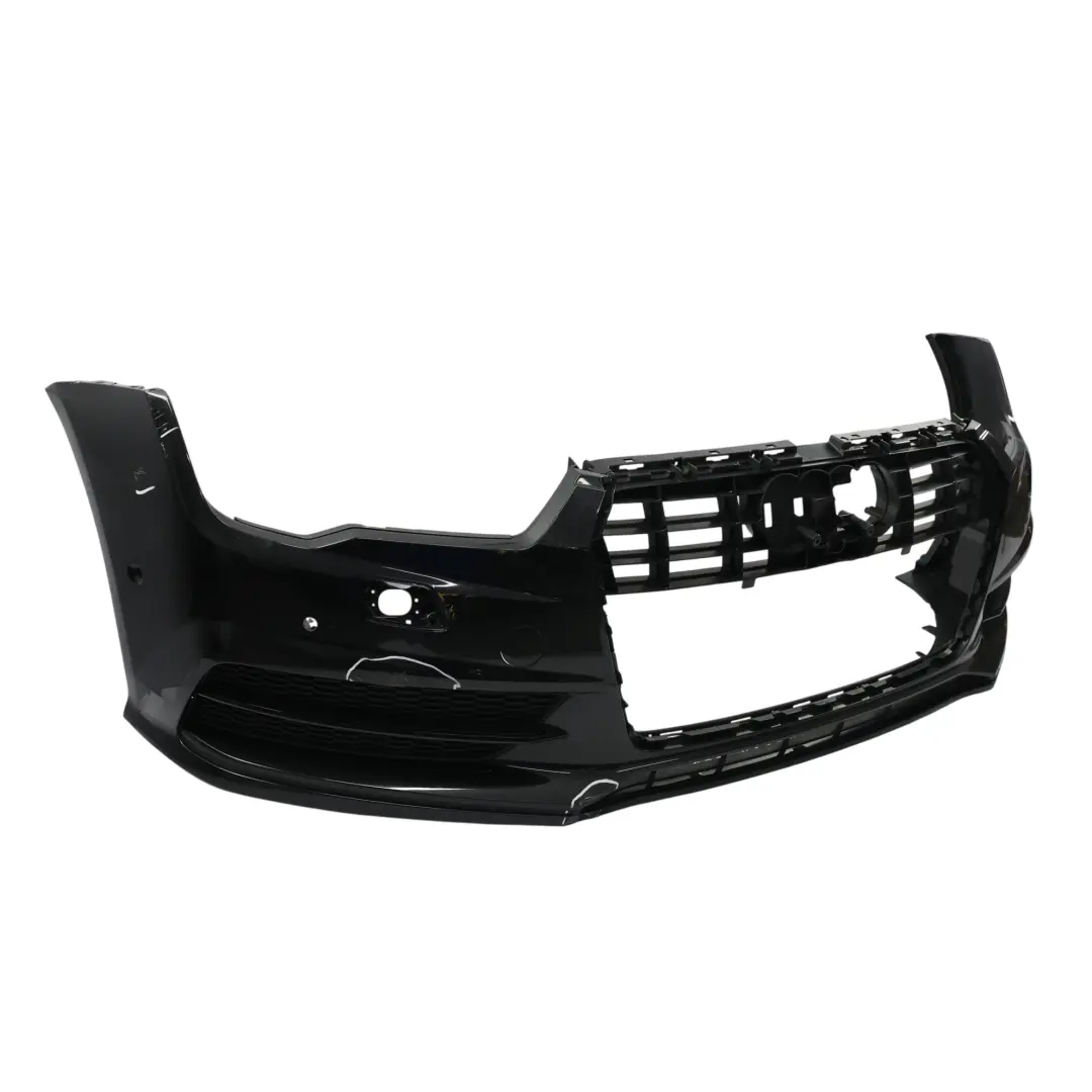 Audi A7 4G Front Bumper Trim Panel Cover PDC Mythical Black Metallic - Y9T - SKU 4G8807065BD-MYB - Part number 4G8807065BD