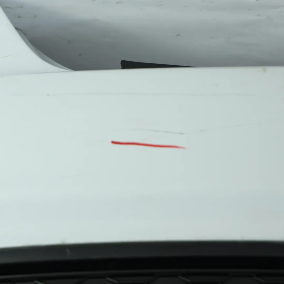 Audi A7 4G8 Rear Bumper Covering Trim Panel Glacier White Pearl - S9R - SKU 4G8807067AQ-MGW - Part number 4G8807067AQ