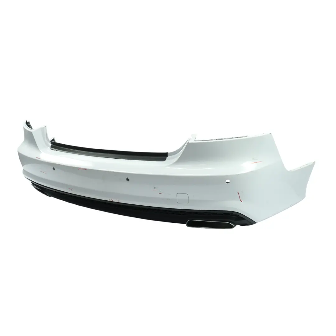 4G8 Zderzak Tylny Glacier White Pearl Biały - S9R do Audi A7 o numerze 4G8807067AQ Audi A7 4G8 Zderzak Tylny Glacier White Pearl Biały - S9R - SKU 4G8807067AQ-MGW - Numer Części 4G8807067AQ