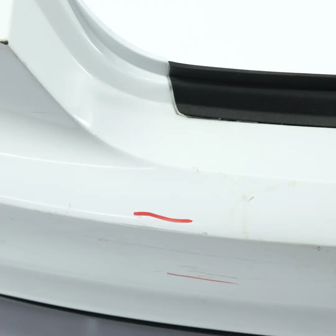 Audi A7 4G8 Zderzak Tylny Glacier White Pearl Biały - S9R - SKU 4G8807067AQ-MGW - Numer Części 4G8807067AQ