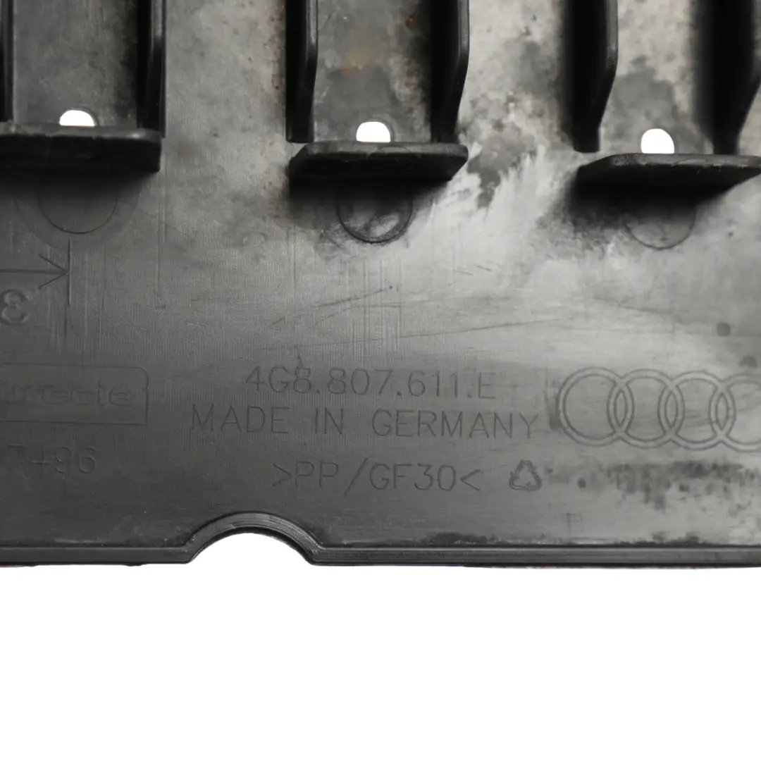 Front Bumper Underbody Plate Cover Underfloor Panel to Audi A7 4G with Part number 4G8807611E Audi A7 4G Front Bumper Underbody Plate Cover Underfloor Panel - SKU 4G8807611E - Part number 4G8807611E
