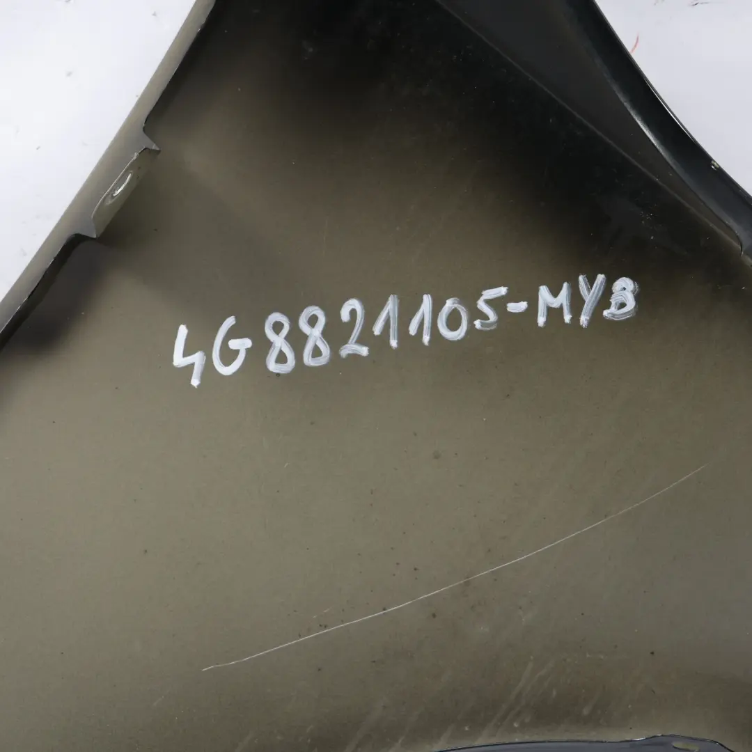 Side Panel Front Left N/S Wing Fender Mythical Black Metallic - Y9T to Audi A7 4G with Part number 4G8821105B Audi A7 4G Side Panel Front Left N/S Wing Fender Mythical Black Metallic - Y9T - SKU 4G8821105B-MYB - Part number 4G8821105B