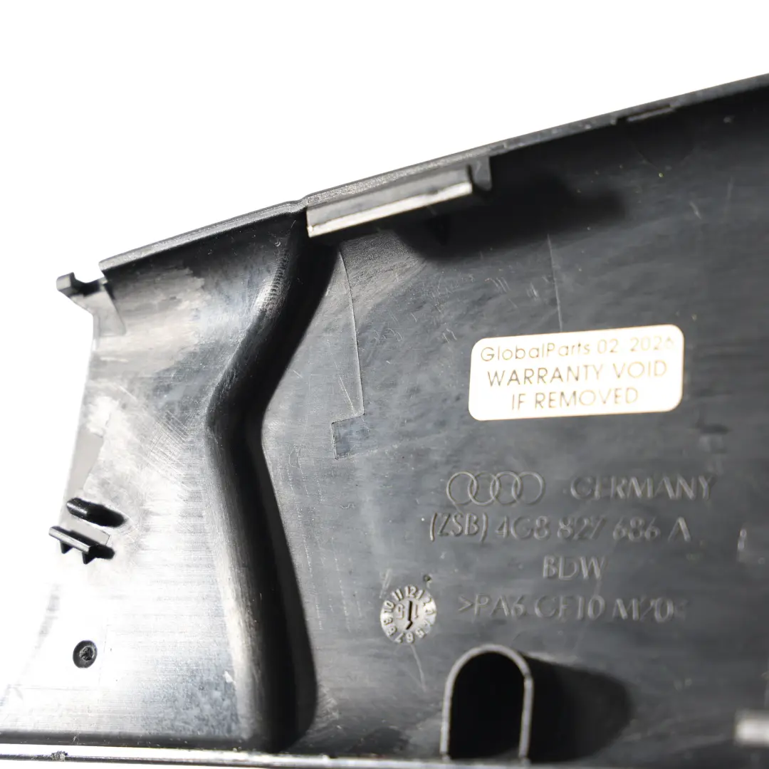 Sportback Osłona Siłownika Klapy Bagażnika Prawa do Audi A7 4G o numerze 4G8827686A Audi A7 4G Sportback Osłona Siłownika Klapy Bagażnika Prawa - SKU 4G8827686A - Numer Części 4G8827686A