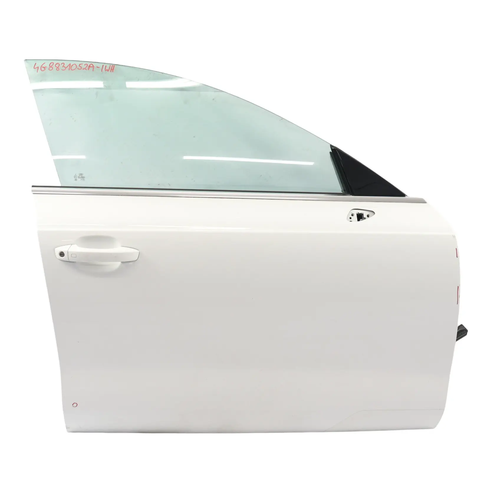 Audi A7 4G Puerta Delantera Derecha Panel Revestimiento Ibis White Blanco - Y9C