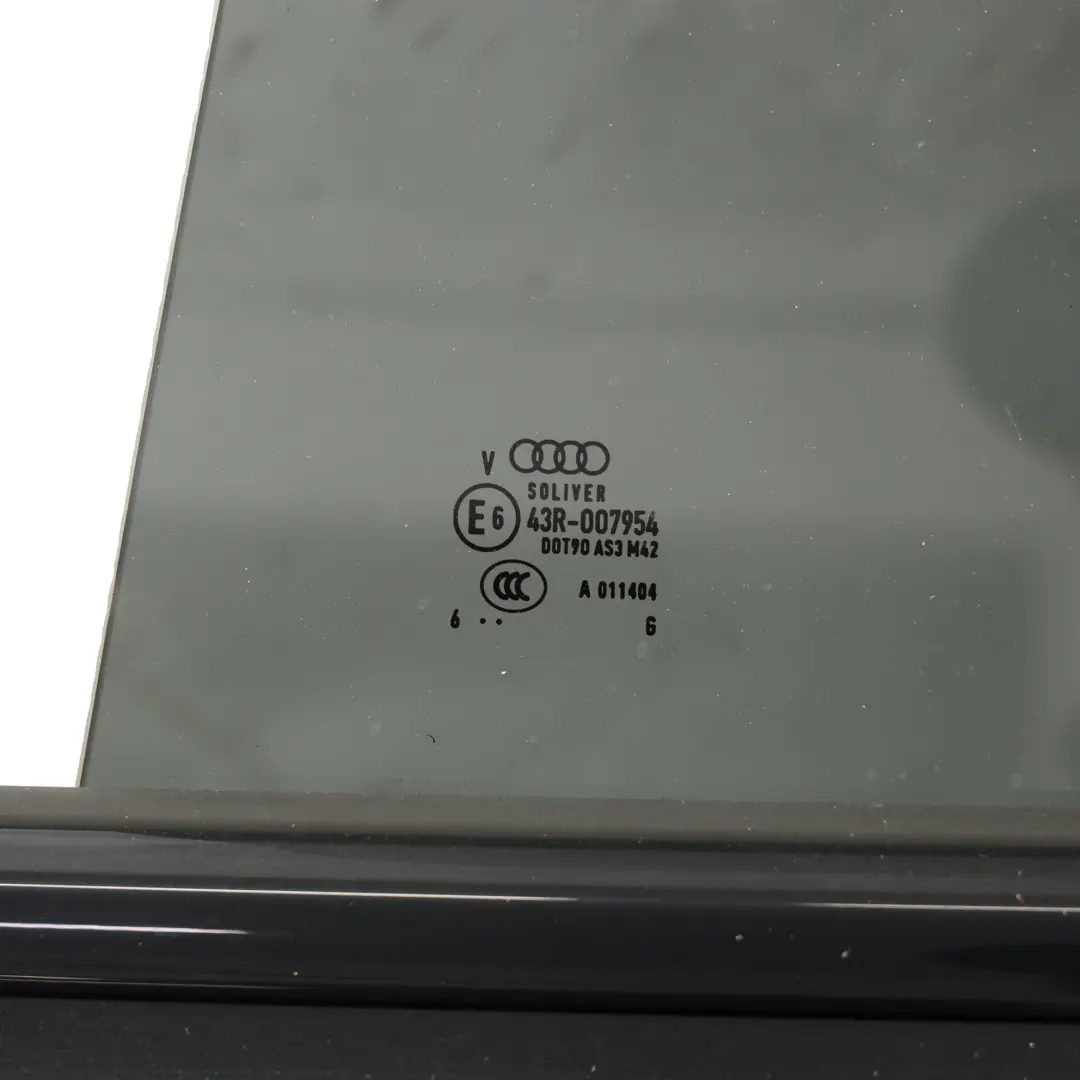 Audi A7 S7 4G Puerta Trasera Izquierda Mythical Black Negro Metalizado - Y9T - SKU 4G8833051A-MYB - Número de pieza 4G8833051A