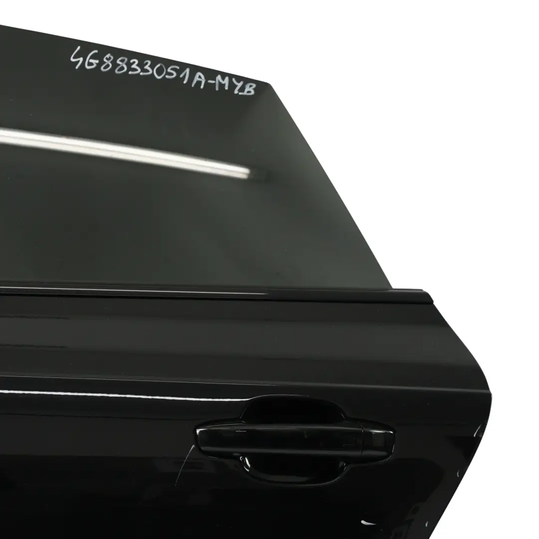 Audi A7 S7 4G Puerta Trasera Izquierda Mythical Black Negro Metalizado - Y9T - SKU 4G8833051A-MYB - Número de pieza 4G8833051A