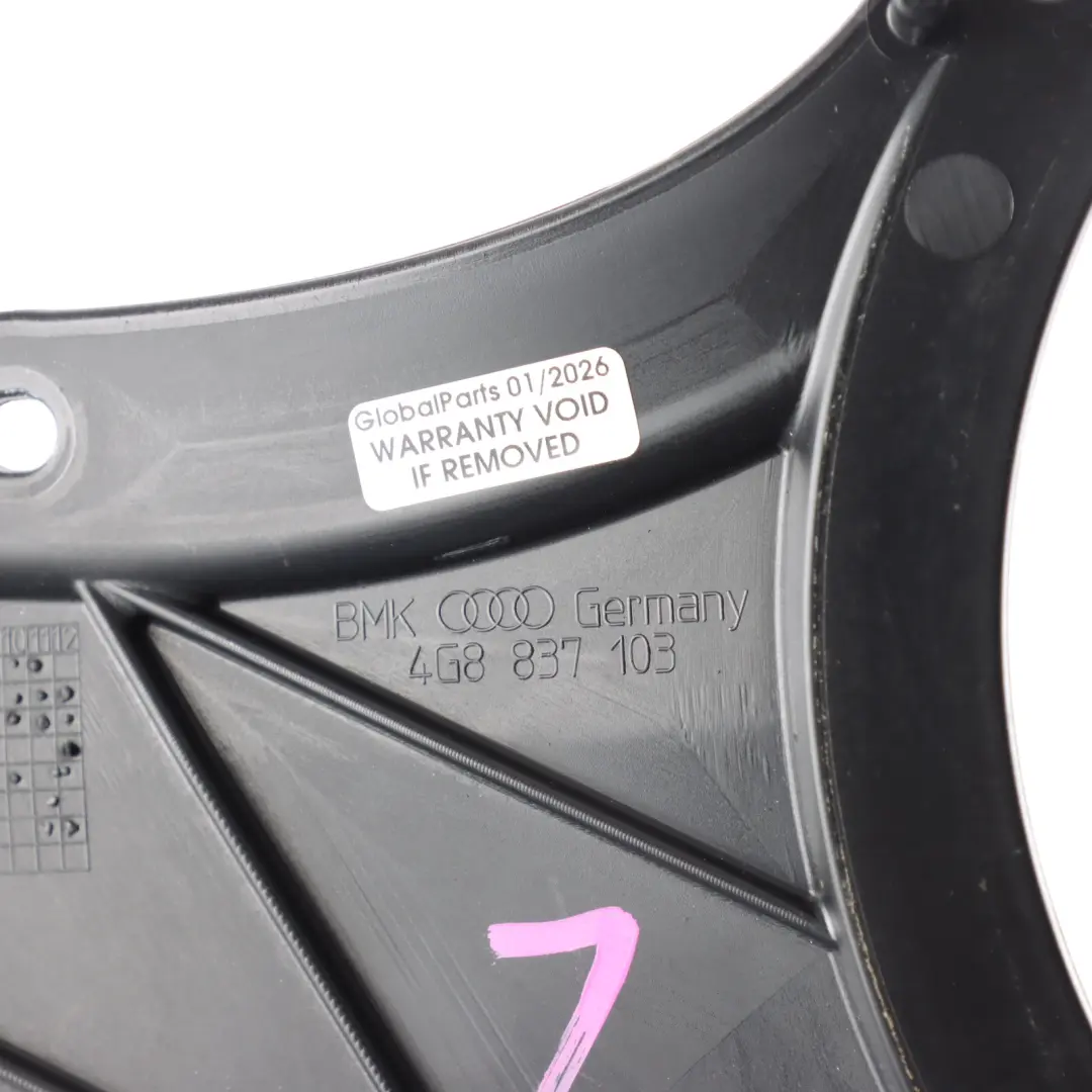 Speaker Panel Cover Door Card Front Left N/S Housing to Audi A7 4G with Part number 4G8837103 Audi A7 4G Speaker Panel Cover Door Card Front Left N/S Housing - SKU 4G8837103 - Part number 4G8837103