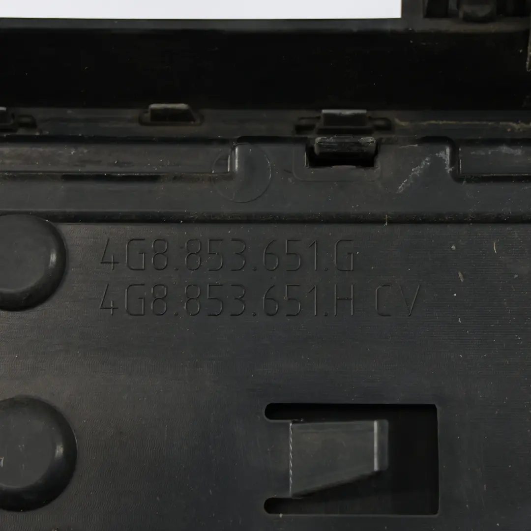 Cache De Calandre Centrale De Pare-Chocs Avant pour Audi A7 4G à propos du numéro de pièce 4G8853651H Audi A7 4G Cache De Calandre Centrale De Pare-Chocs Avant - SKU 4G8853651H - Numéro de pièce 4G8853651H