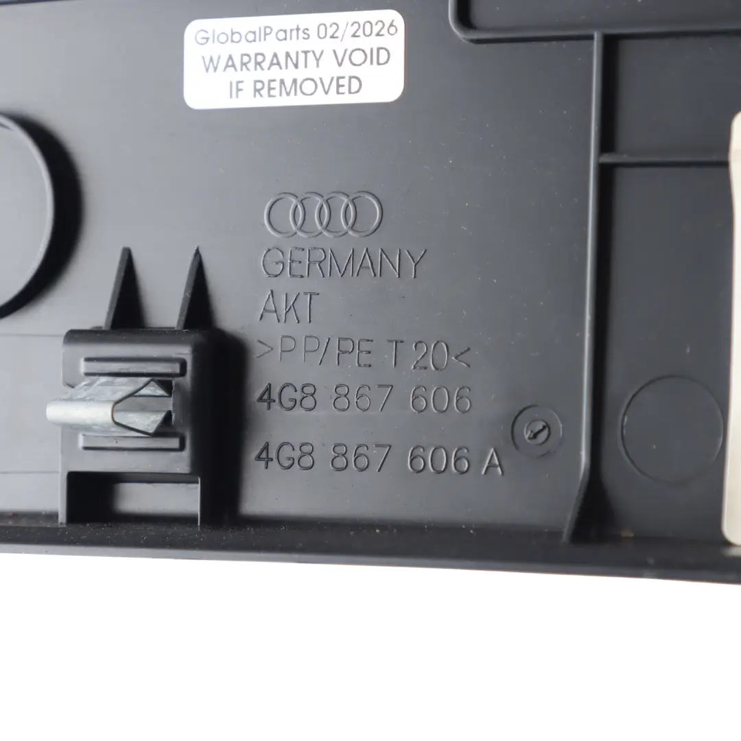 Panneau Garniture Intérieure Hayon Centre Supérieur pour Audi A7 4G à propos du numéro de pièce 4G8867606A Audi A7 4G Panneau Garniture Intérieure Hayon Centre Supérieur - SKU 4G8867606A - Numéro de pièce 4G8867606A