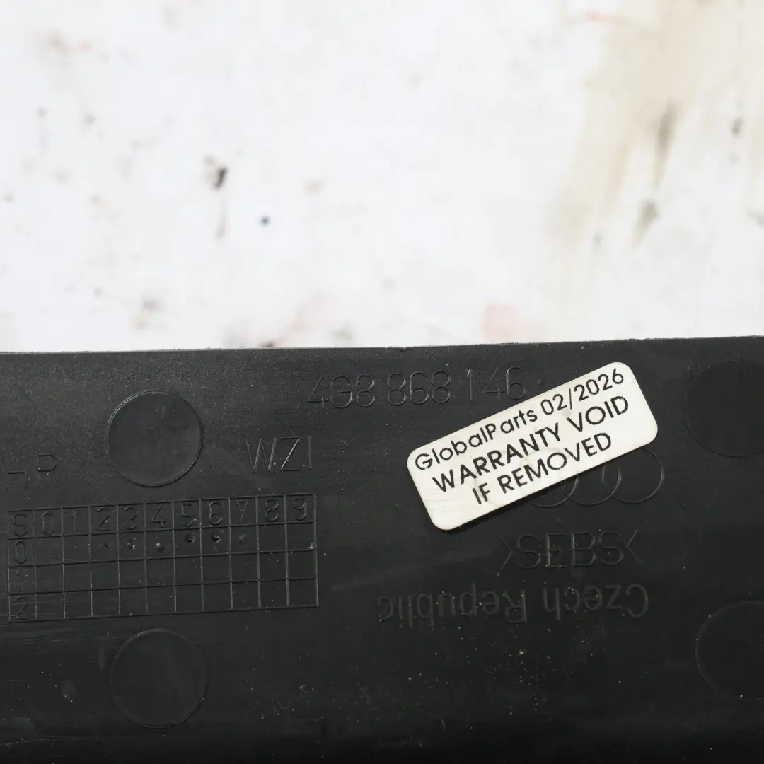 Pannello Rivestimento Interno Portiera Posteriore Destra per Audi A7 4G con numero di parte 4G8868146 Audi A7 4G Pannello Rivestimento Interno Portiera Posteriore Destra - SKU 4G8868146 - Numero di parte 4G8868146