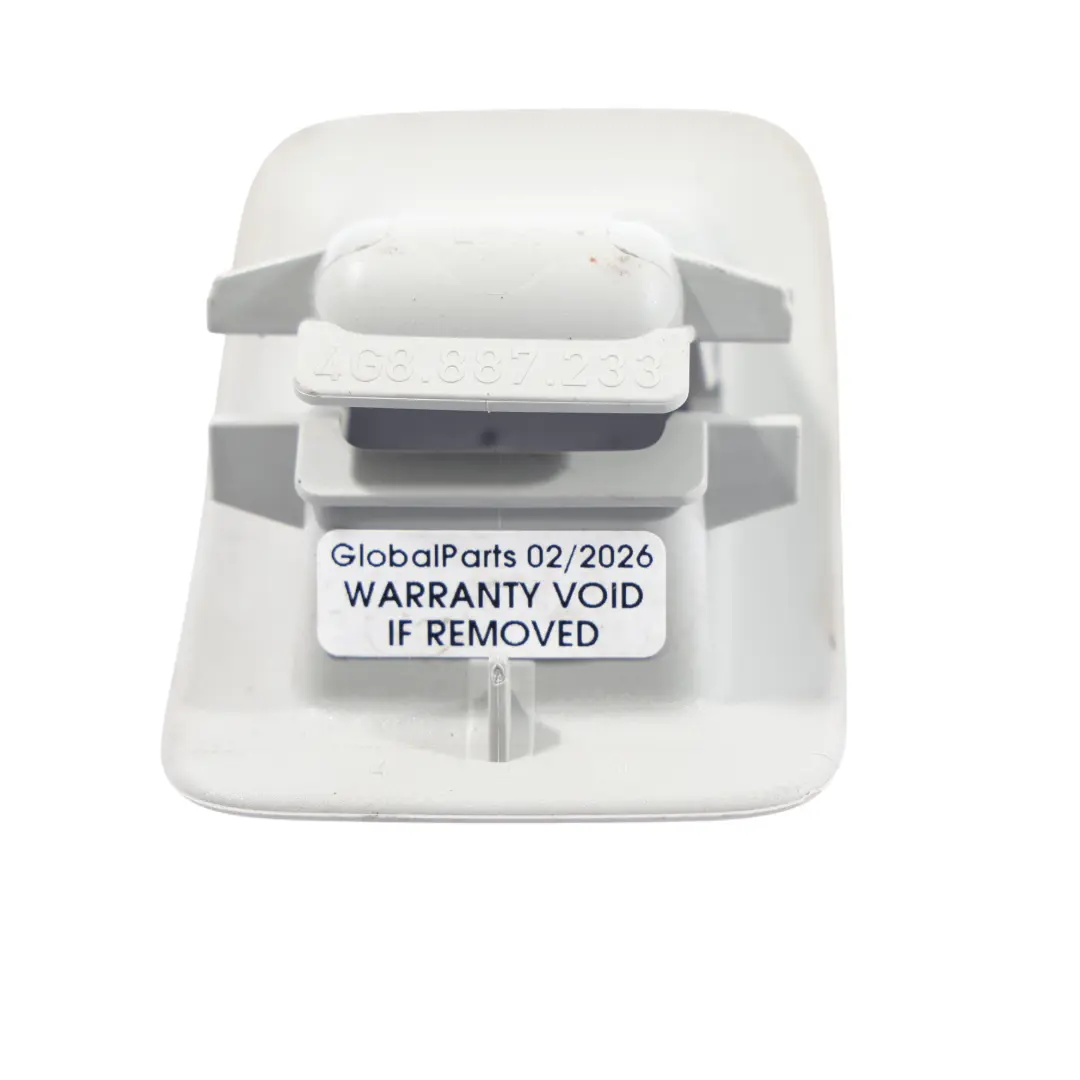 Isofix Trim Cover Panel Cap Moon Silver to Audi A6 C7 A7 4G Rear Seat with Part number 4G8887233 Audi A6 C7 A7 4G Rear Seat Isofix Trim Cover Panel Cap Moon Silver - SKU 4G8887233-1 - Part number 4G8887233