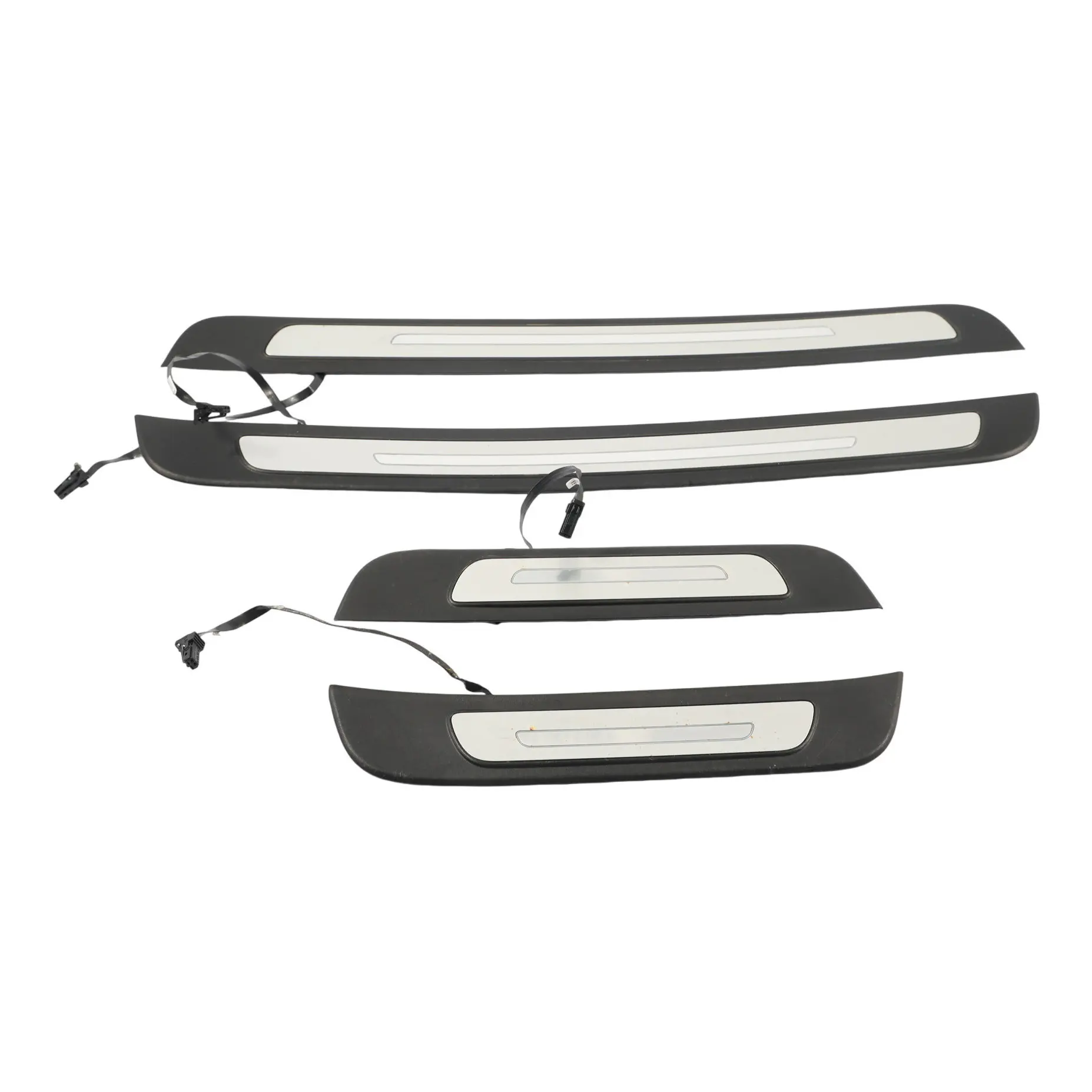 Audi A7 4G Door Sill Entrance Strips Cover Moulding Set Front Rear 4G8947406C