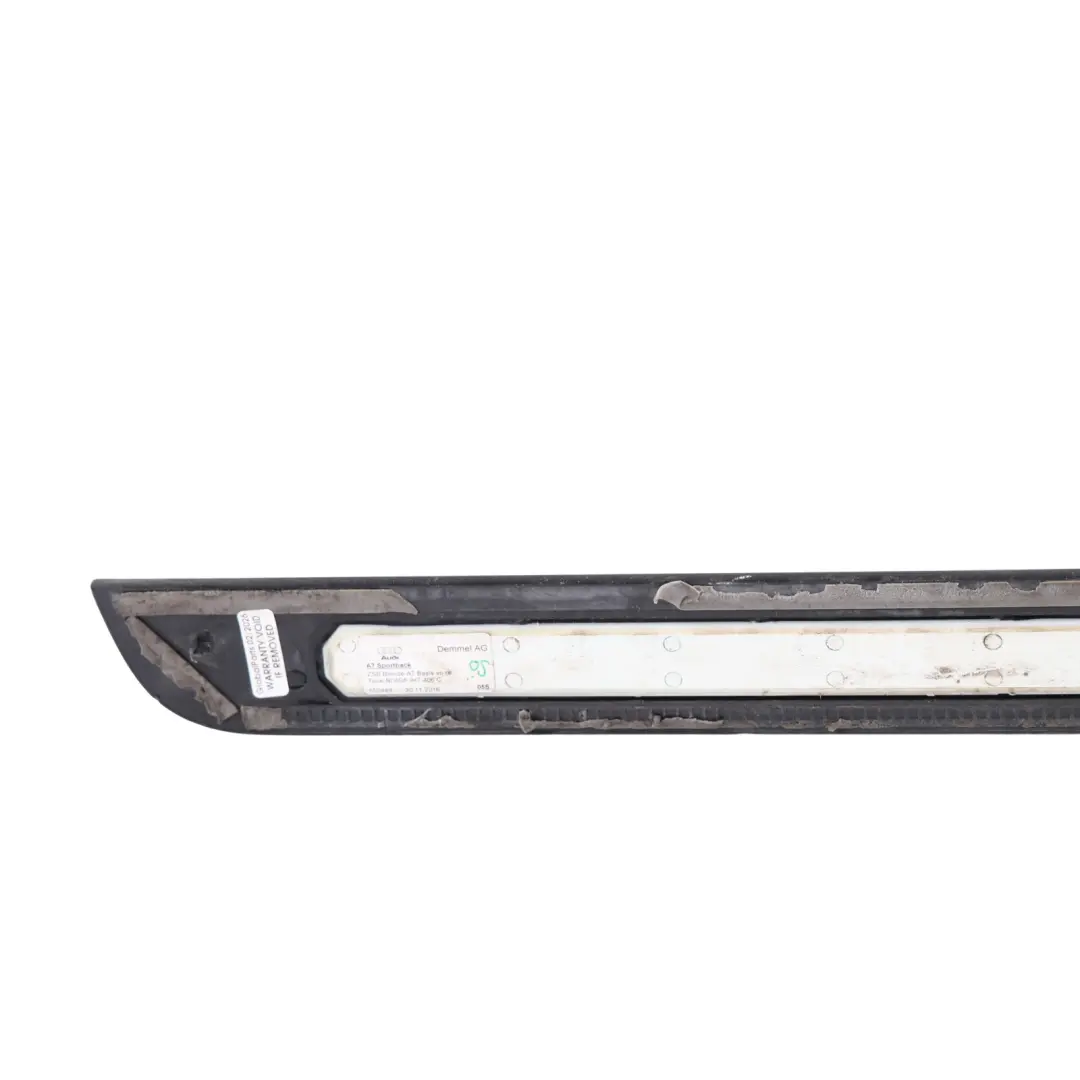 4G8 Door Sil Light Fibre Interior Trim Panel Front Right O/S to Audi A7 with Part number 4G8947406C Audi A7 4G8 Door Sil Light Fibre Interior Trim Panel Front Right O/S - SKU 4G8947406C - Part number 4G8947406C